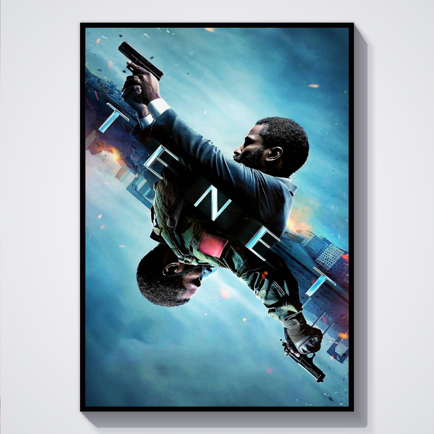 Flex Designs Poster Tenet Cinematic 5 x 7" Home Goods - Movie 2020 Movie Poster