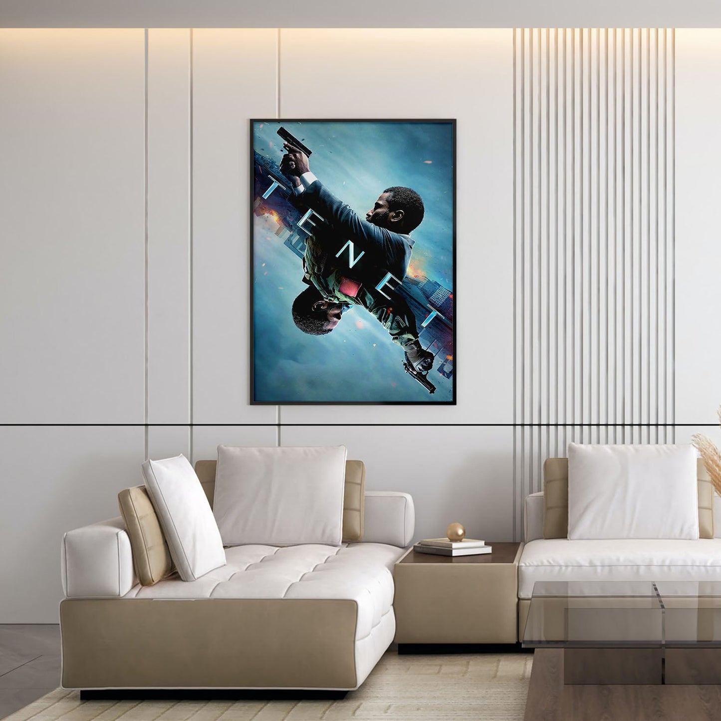 Flex Designs Poster Tenet Cinematic 5 x 7" Home Goods - Movie 2020 Movie Poster