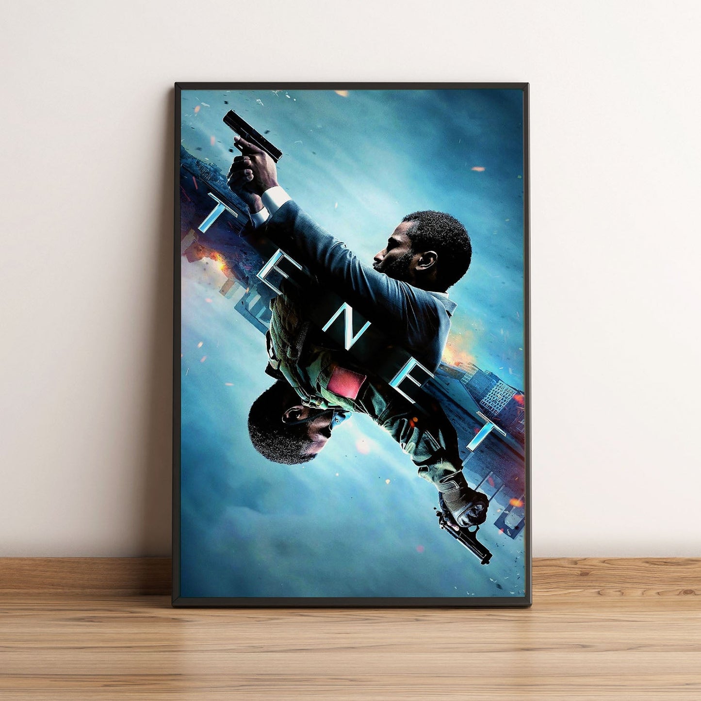 Flex Designs Poster Tenet Cinematic 5 x 7" Home Goods - Movie 2020 Movie Poster