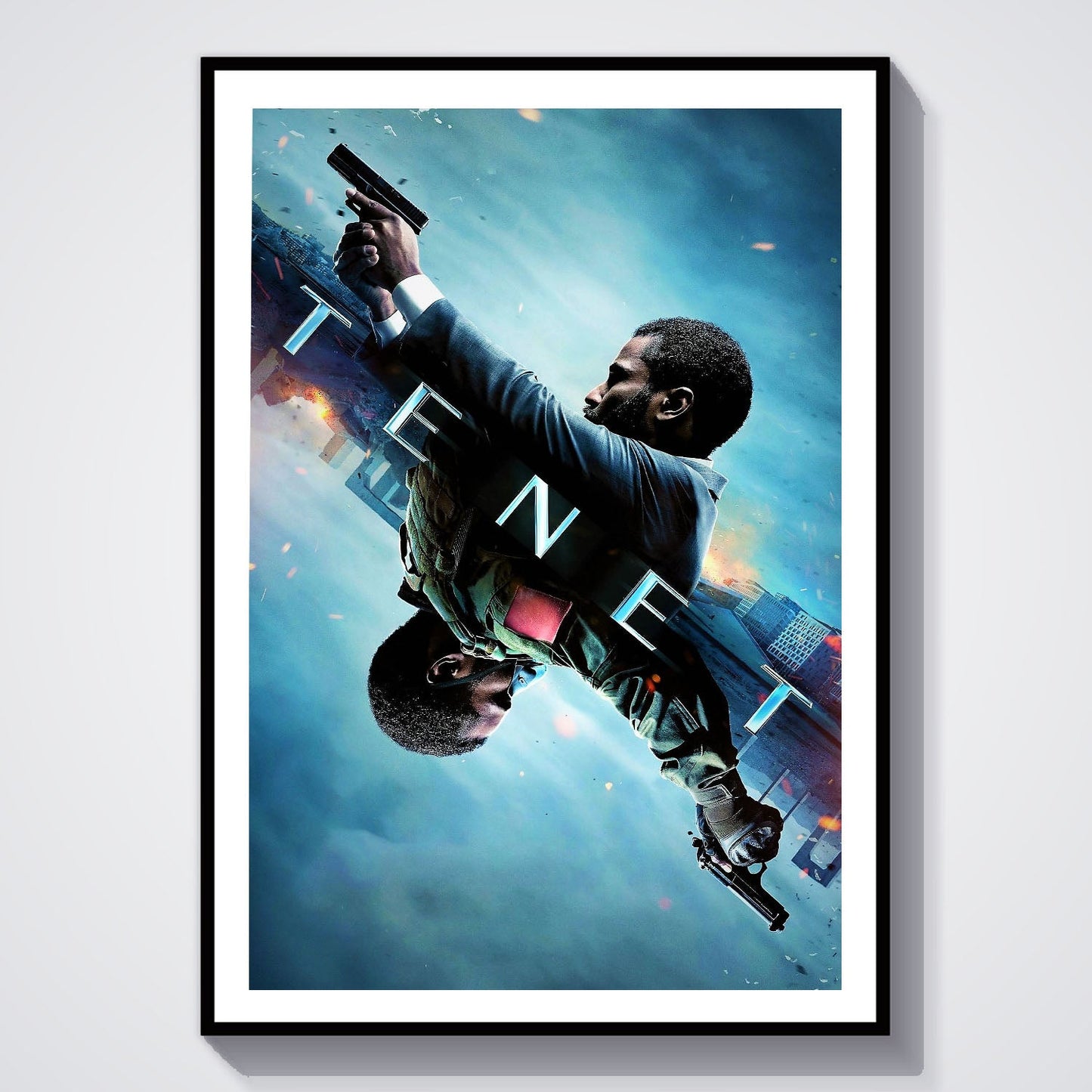 Flex Designs Poster Tenet Cinematic 8 x 10" Home Goods - Movie 2020 Movie Poster