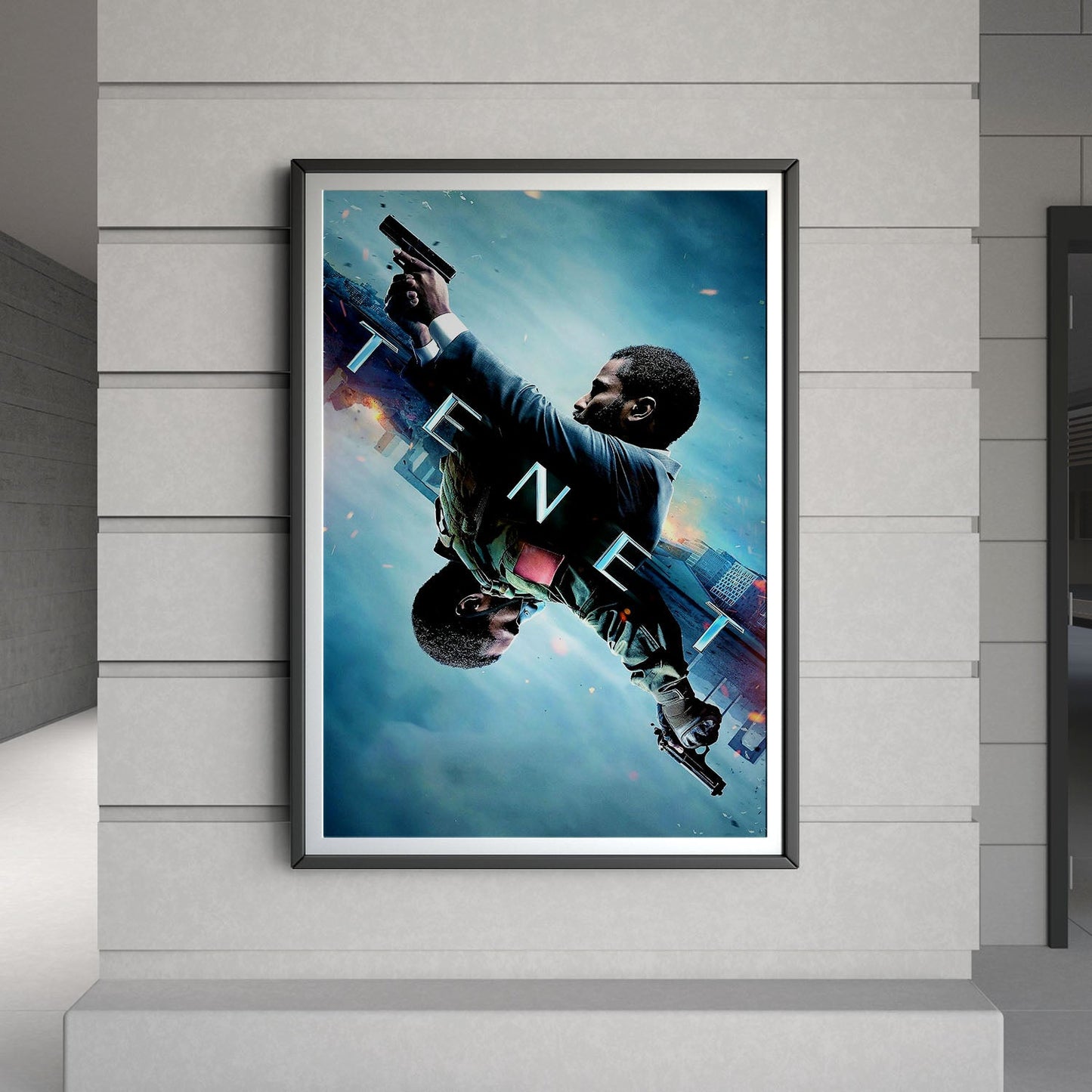 Flex Designs Poster Tenet Cinematic 8 x 10" Home Goods - Movie 2020 Movie Poster