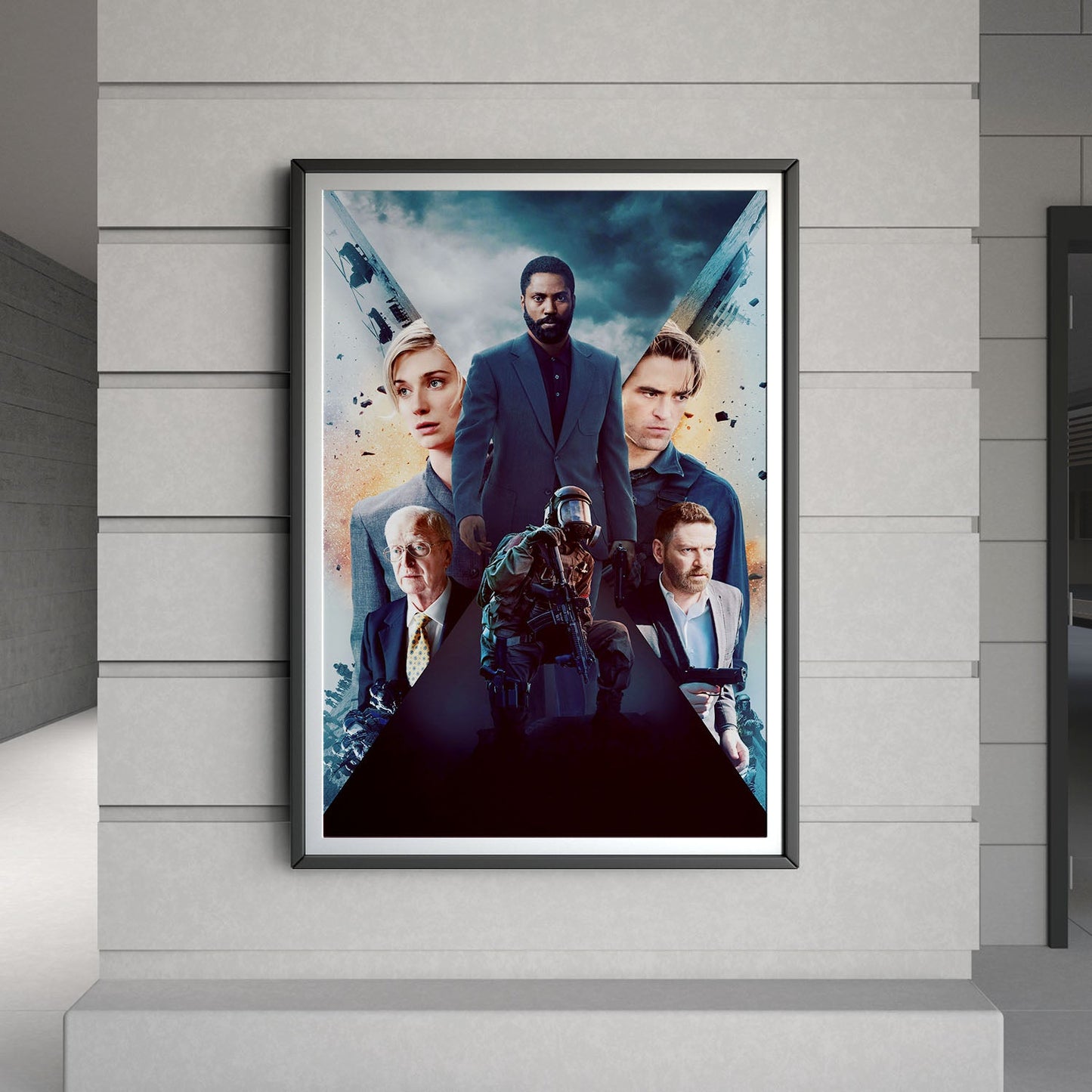 Flex Designs Poster Tenet Key Art 8 x 10" Home Goods - Movie 2020 Movie Poster