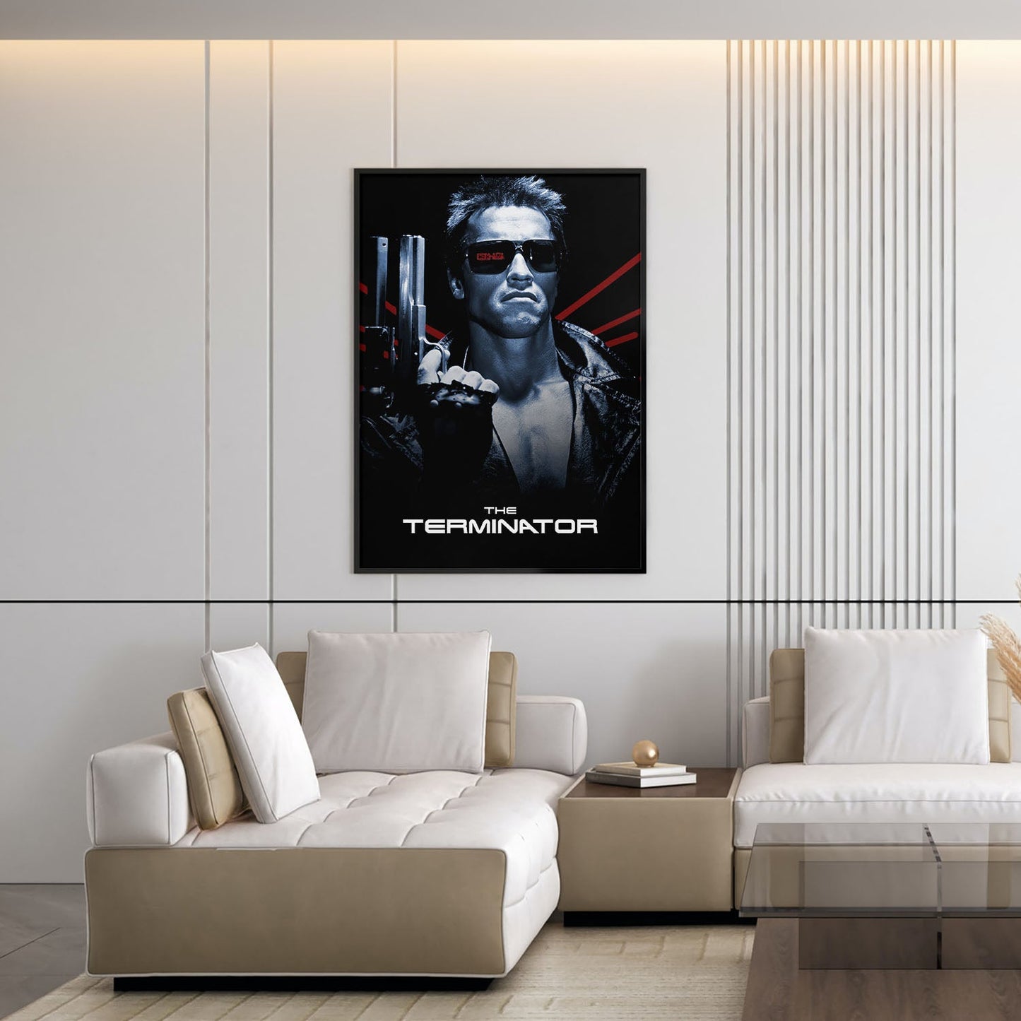 Flex Designs Poster The Terminator B&W 5 x 7" Home Goods - Movie 1984 Movie Poster