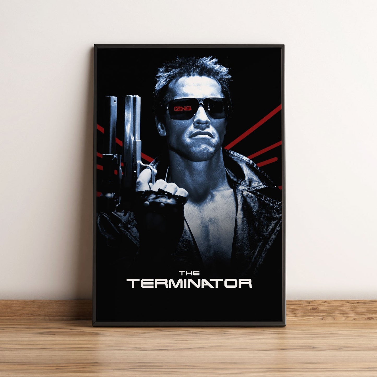 Flex Designs Poster The Terminator B&W 5 x 7" Home Goods - Movie 1984 Movie Poster