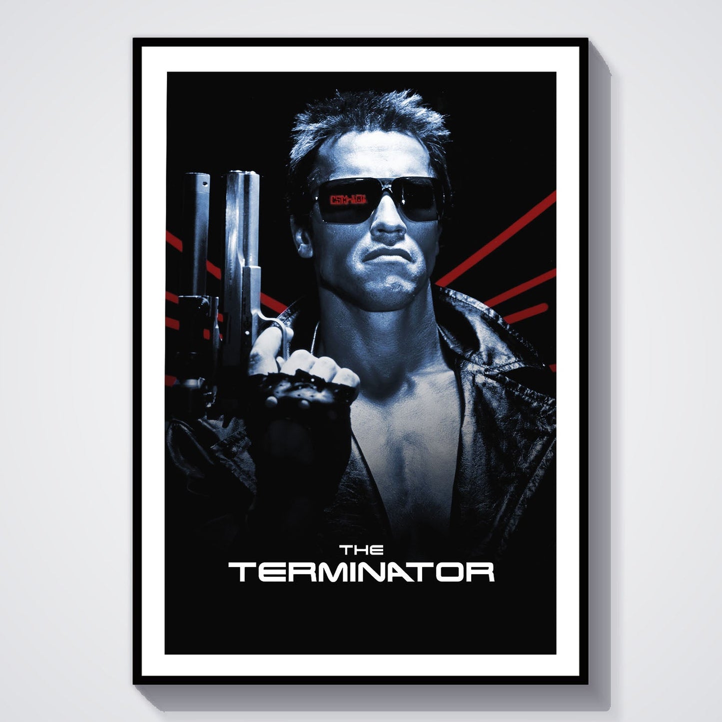 Flex Designs Poster The Terminator B&W 8 x 10" Home Goods - Movie 1984 Movie Poster