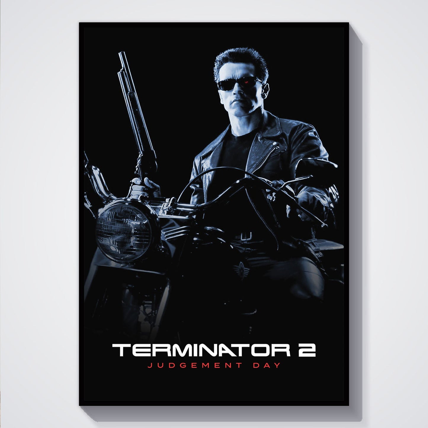 Flex Designs Poster Terminator 2 Judgment Day B&W 5 x 7" Home Goods - Movie 1991 Movie Poster