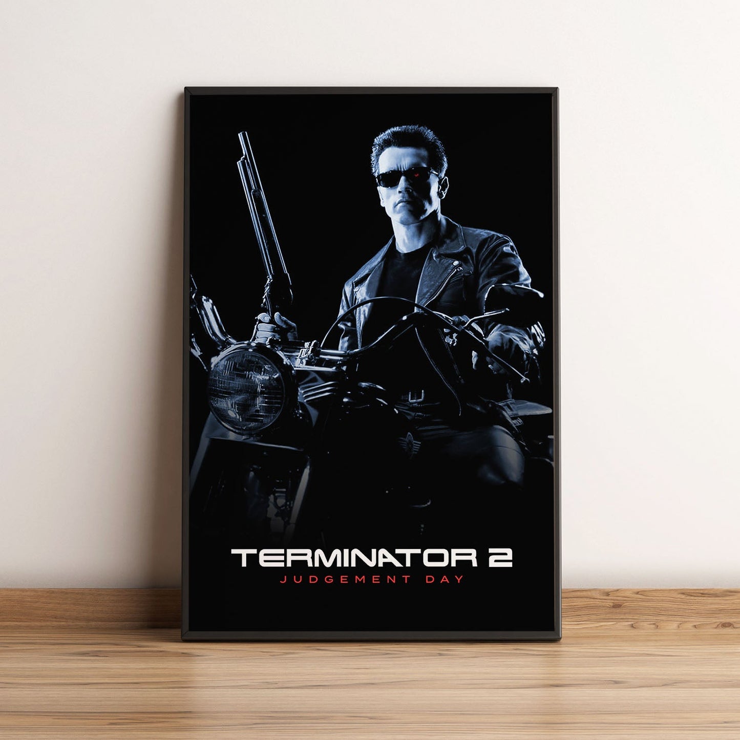 Flex Designs Poster Terminator 2 Judgment Day B&W 5 x 7" Home Goods - Movie 1991 Movie Poster