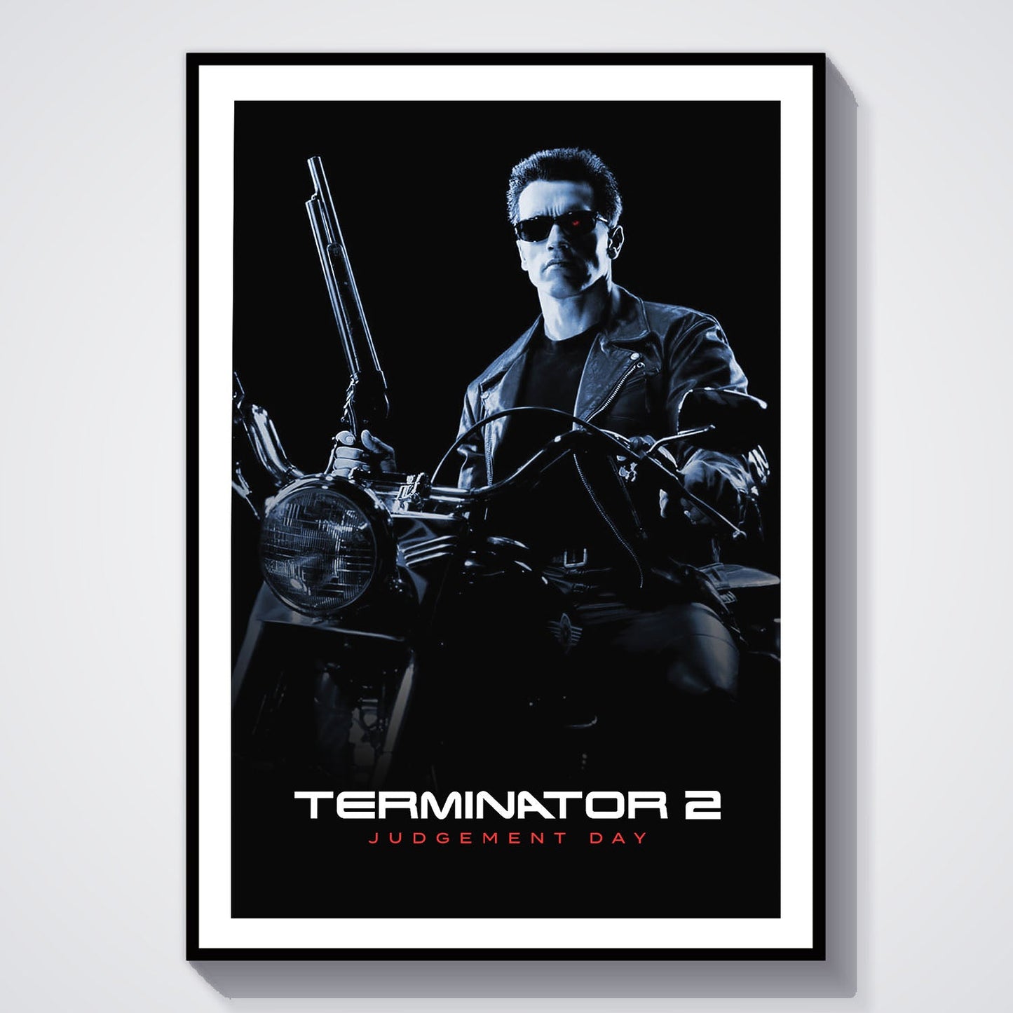 Flex Designs Poster Terminator 2 Judgment Day B&W 8 x 10" Home Goods - Movie 1991 Movie Poster