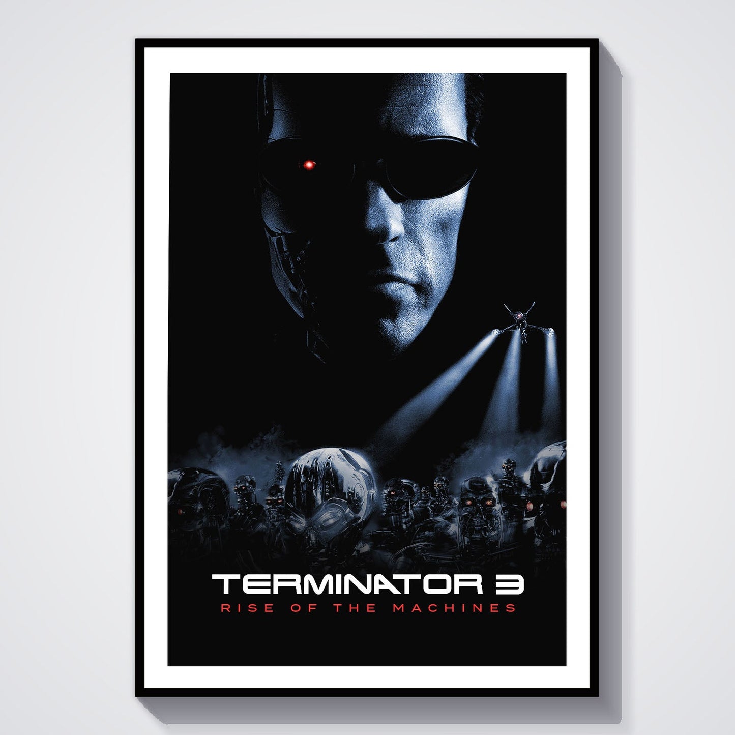 Flex Designs Poster Terminator 3 Rise of the Machines B&W 8 x 10" Home Goods - Movie 2003 Movie Poster