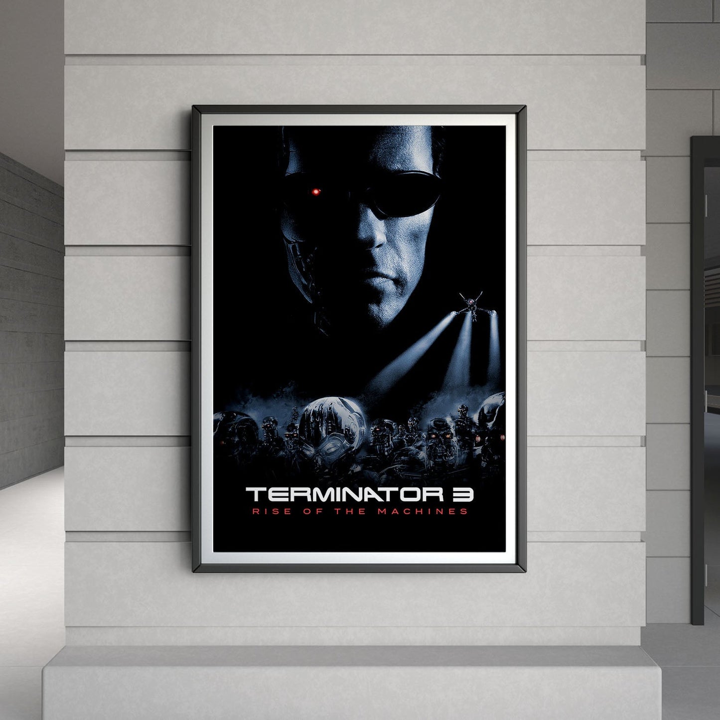 Flex Designs Poster Terminator 3 Rise of the Machines B&W 8 x 10" Home Goods - Movie 2003 Movie Poster