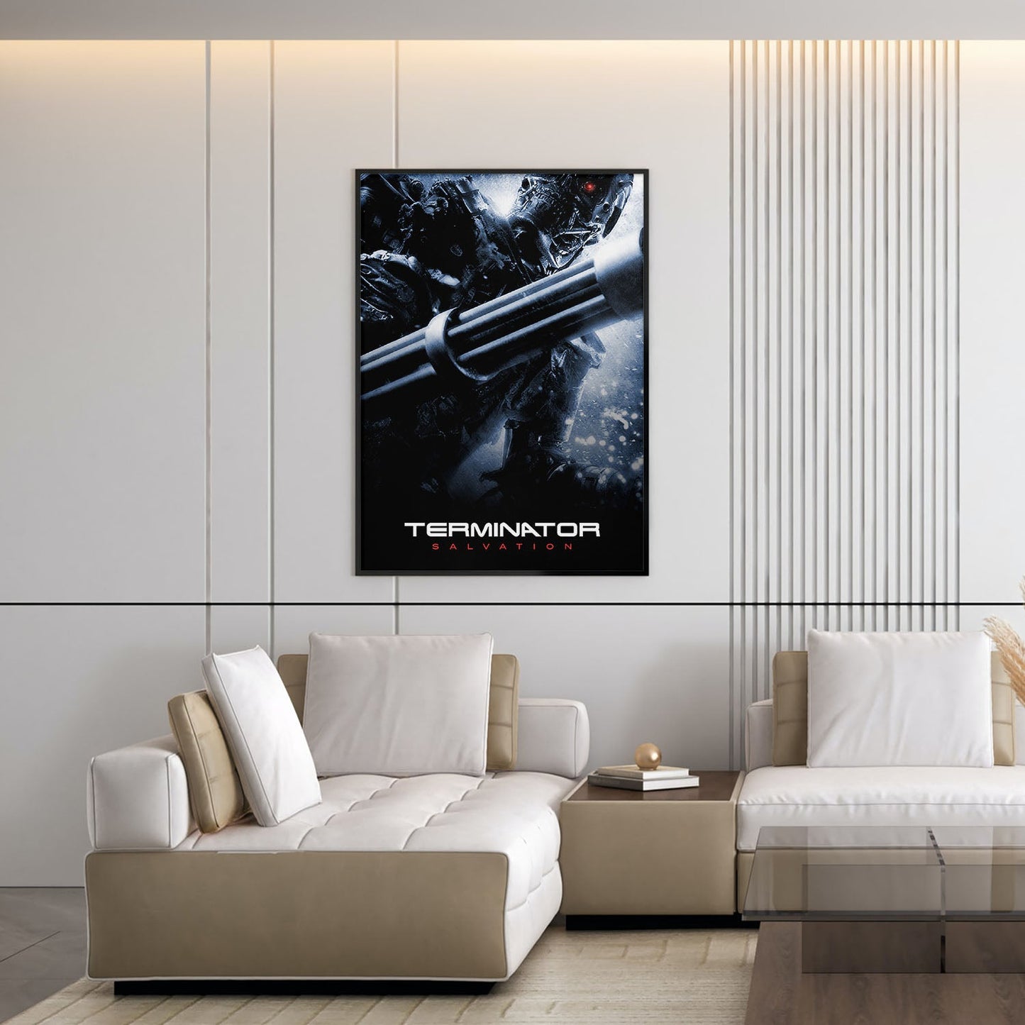 Flex Designs Poster Terminator Salvation B&W 5 x 7" Home Goods - Movie 2009 Movie Poster