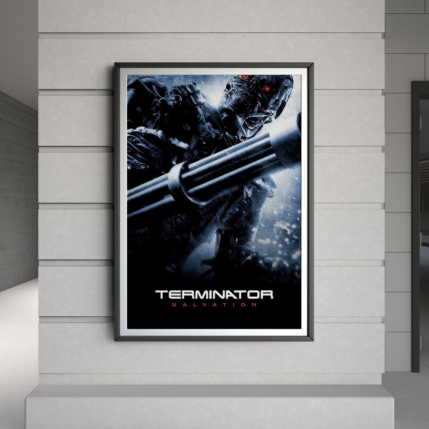 Flex Designs Poster Terminator Salvation B&W 8 x 10" Home Goods - Movie 2009 Movie Poster