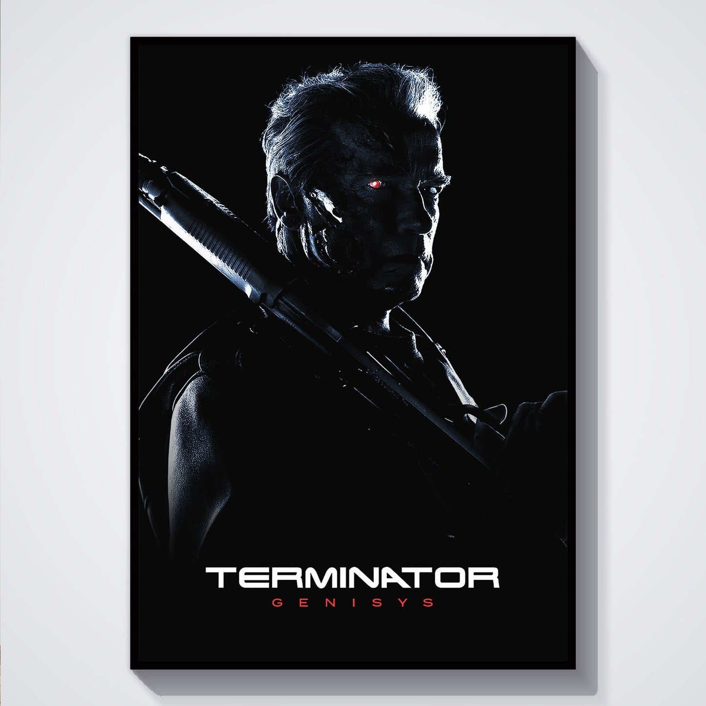 Flex Designs Poster Terminator Genisys B&W 5 x 7" Home Goods - Movie 2015 Movie Poster