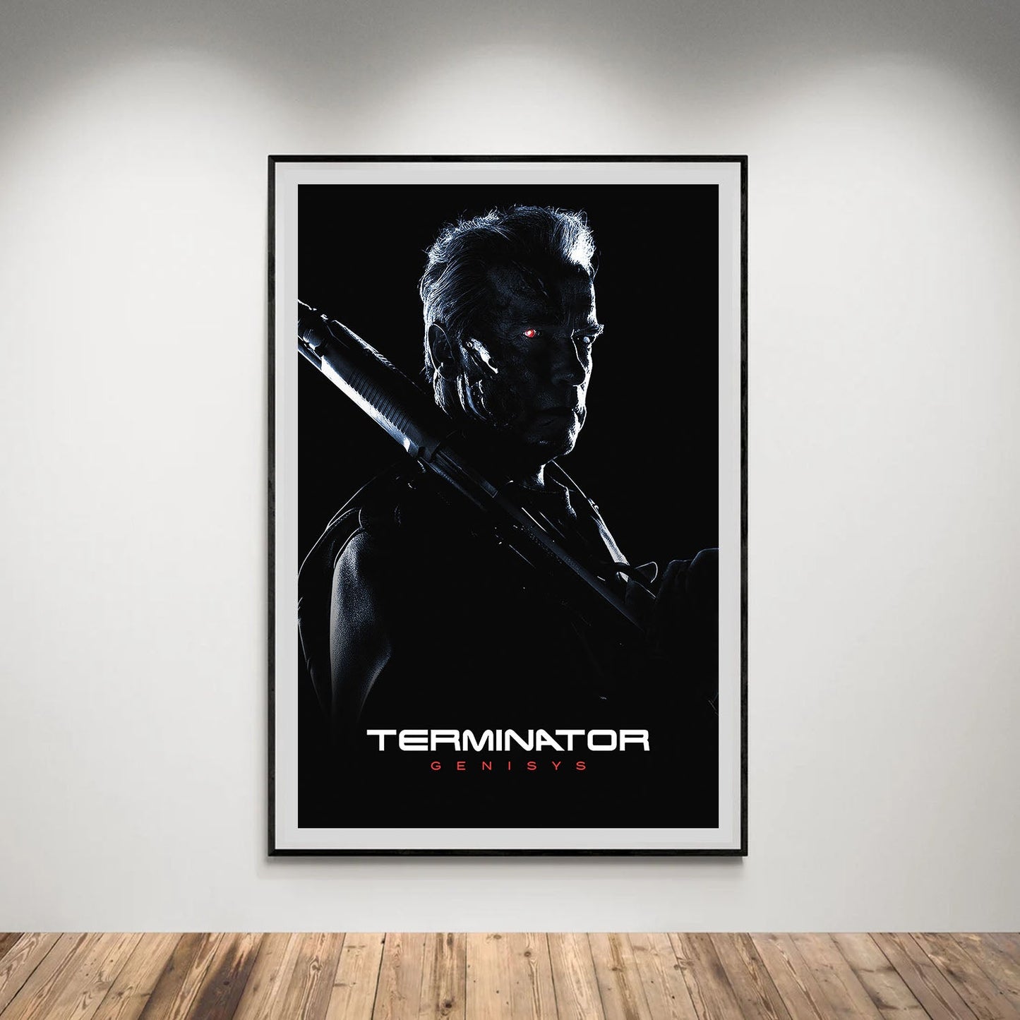 Flex Designs Poster Terminator Genisys B&W 5 x 7" Home Goods - Movie 2015 Movie Poster