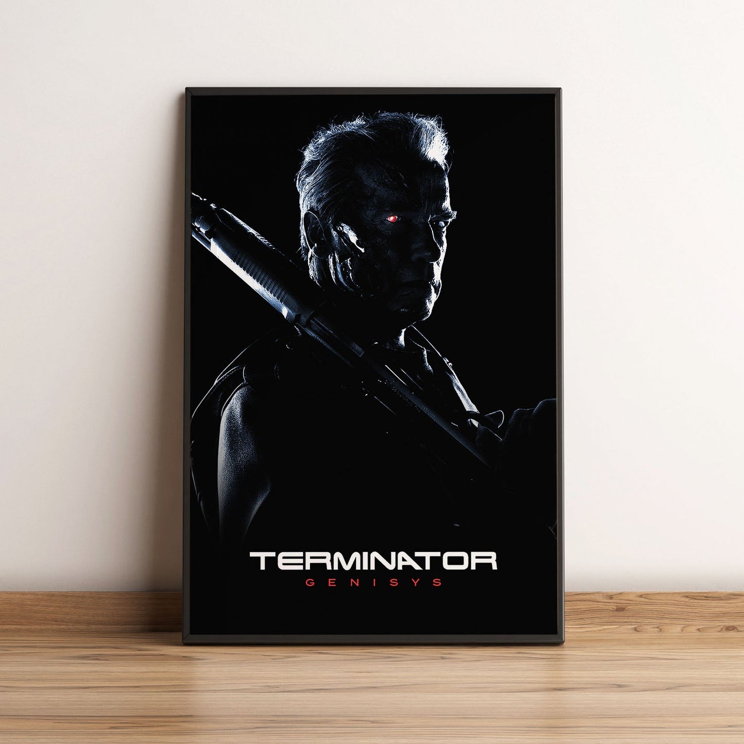 Flex Designs Poster Terminator Genisys B&W 5 x 7" Home Goods - Movie 2015 Movie Poster