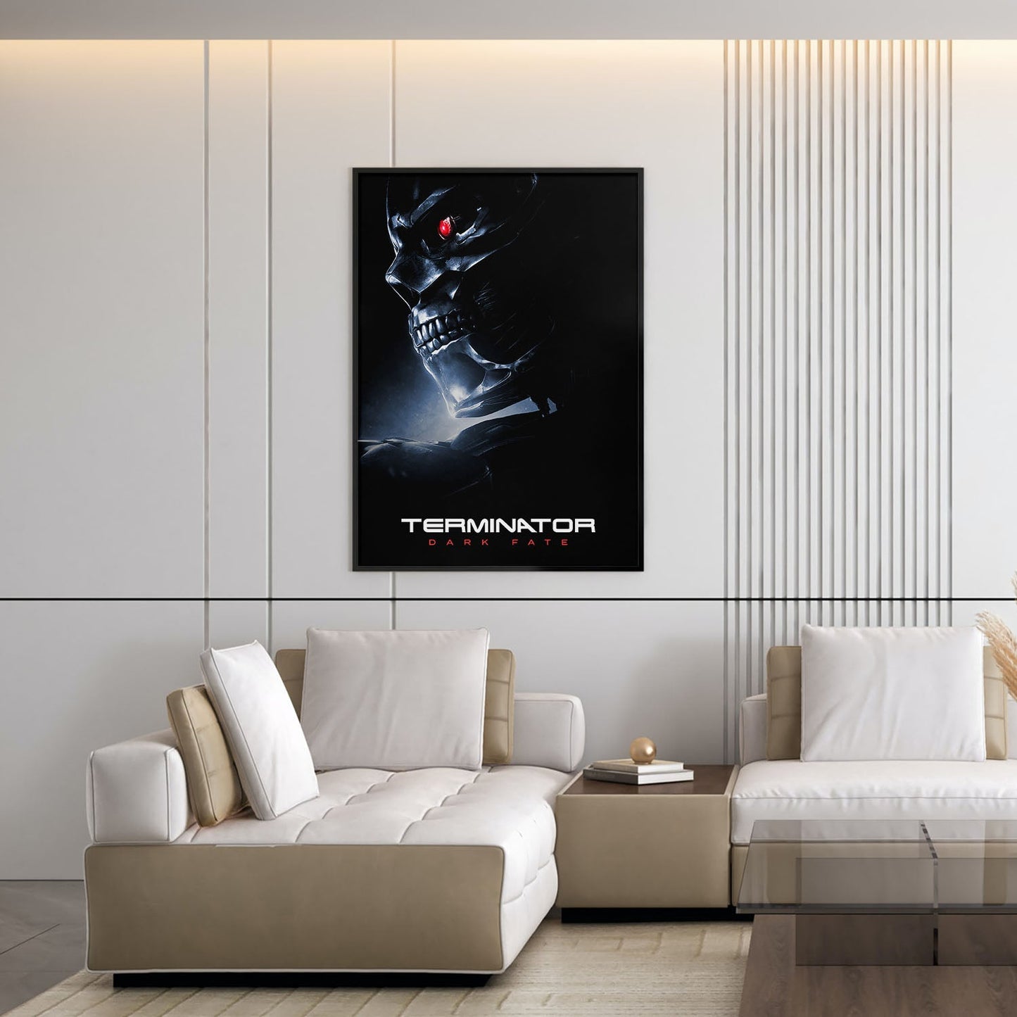 Flex Designs Poster Terminator Dark Fate B&W 5 x 7" Home Goods - Movie 2019 Movie Poster