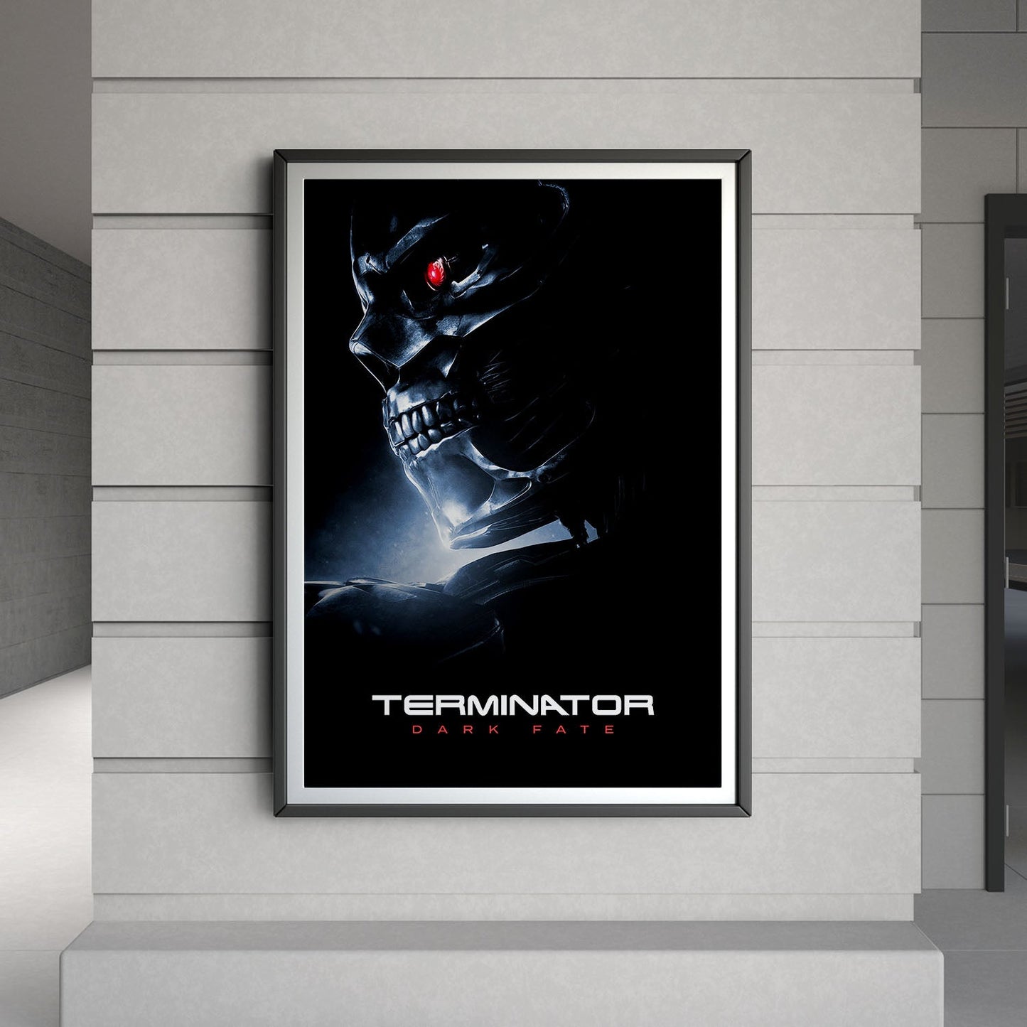Flex Designs Poster Terminator Dark Fate B&W 8 x 10" Home Goods - Movie 2019 Movie Poster