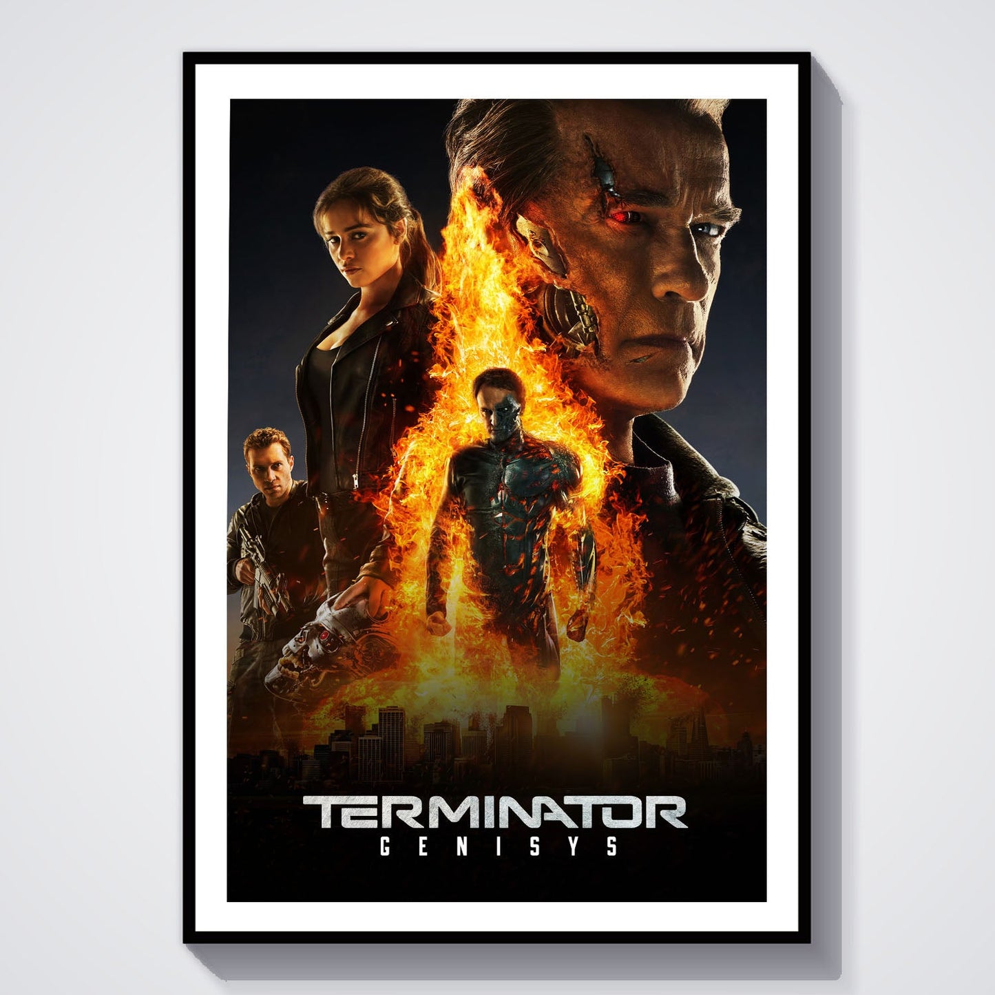 Flex Designs Poster Terminator Genisys Classic 8 x 10" Home Goods - Movie 2015 Movie Poster