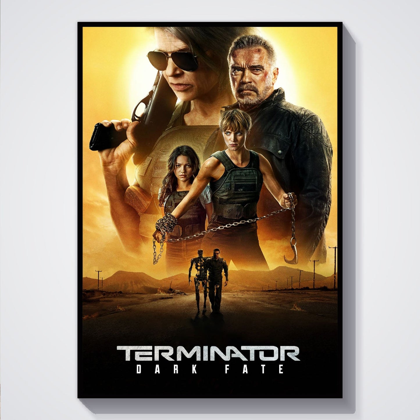 Flex Designs Poster Terminator Dark Fate Classic 5 x 7" Home Goods - Movie 2019 Movie Poster