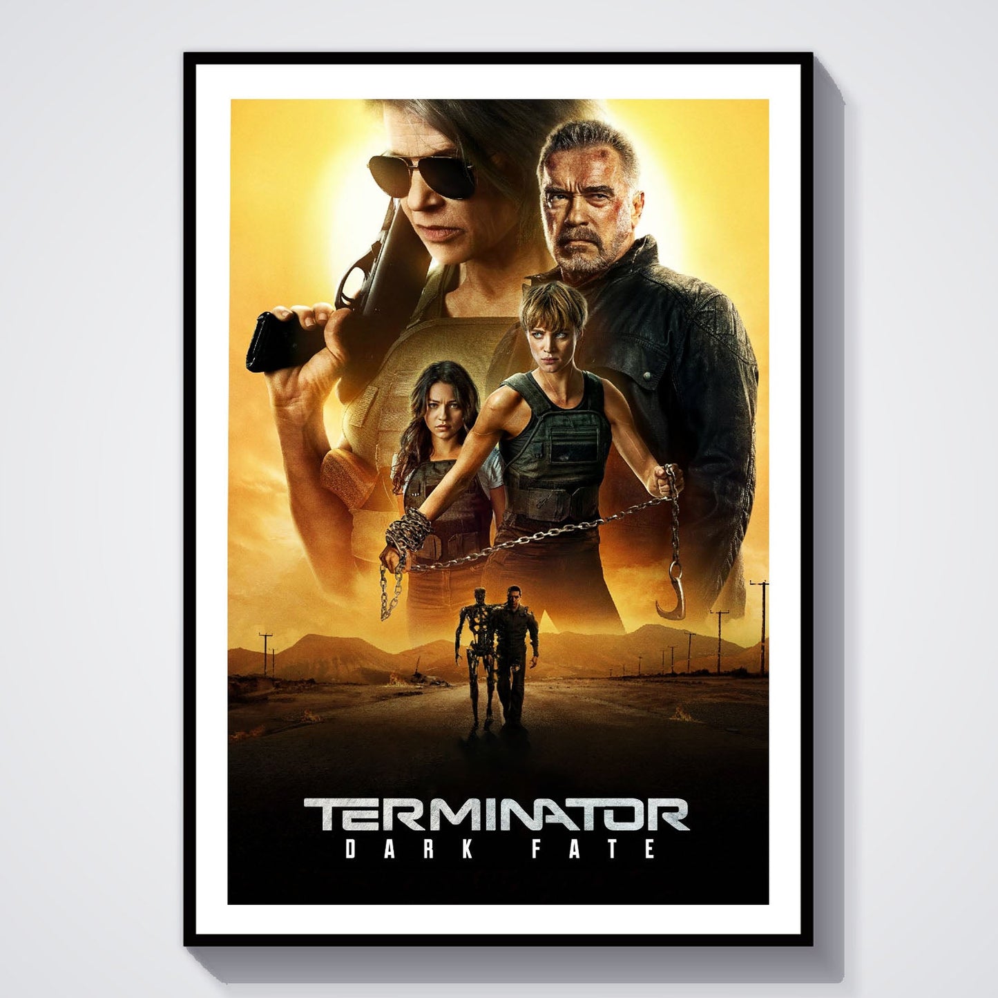 Flex Designs Poster Terminator Dark Fate Classic 8 x 10" Home Goods - Movie 2019 Movie Poster