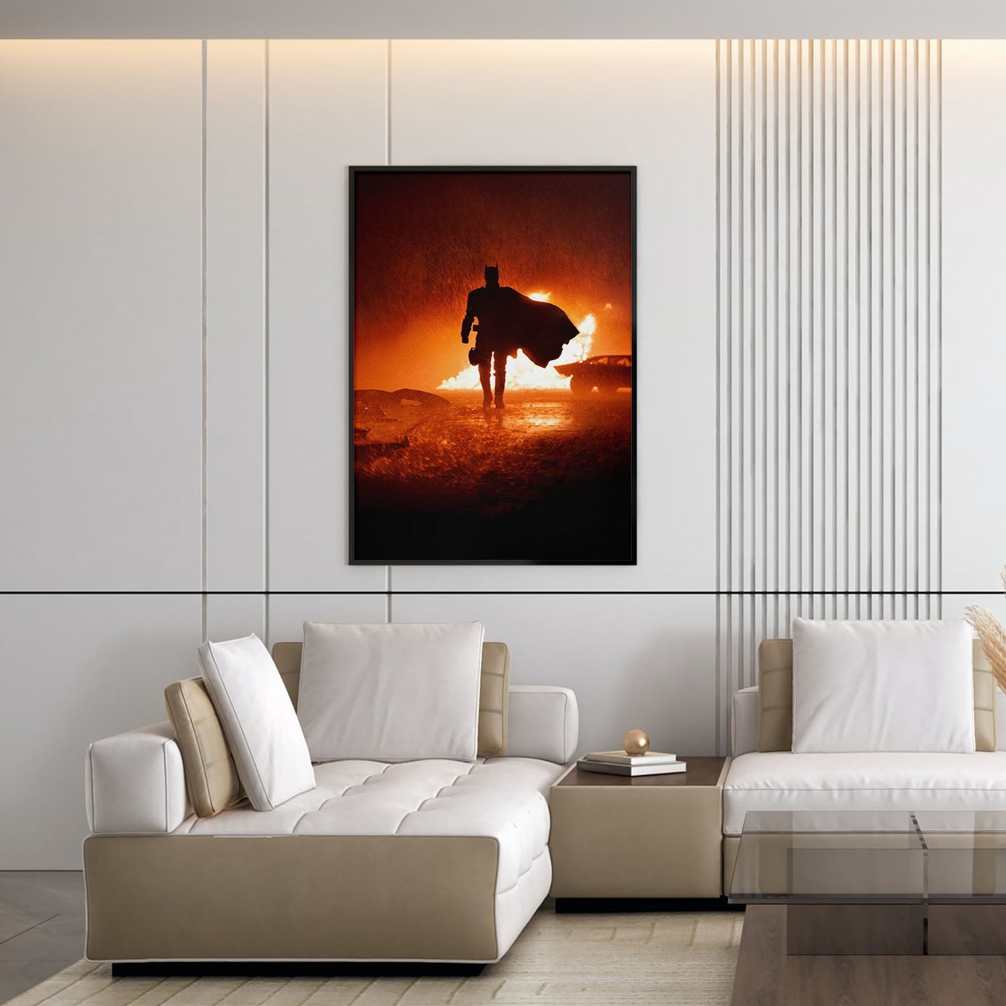 Flex Designs Poster The Batman Minimalist 5 x 7" Home Goods - Movie 2022 Movie Poster