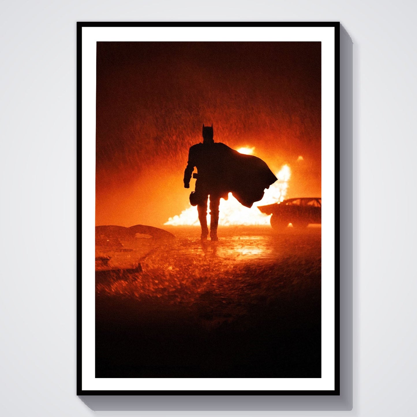 Flex Designs Poster The Batman Minimalist 8 x 10" Home Goods - Movie 2022 Movie Poster