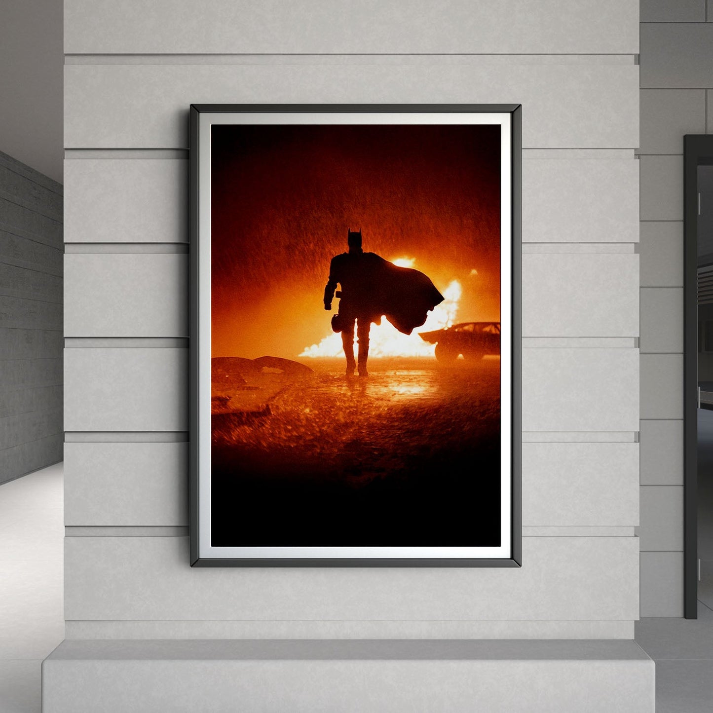 Flex Designs Poster The Batman Minimalist 8 x 10" Home Goods - Movie 2022 Movie Poster