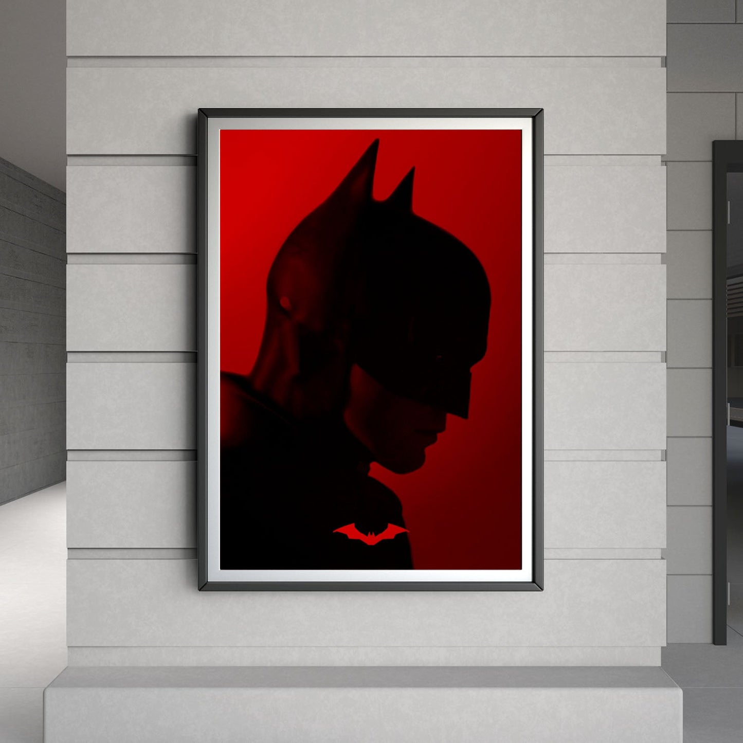 Flex Designs Poster The Batman Textless 8 x 10" Home Goods - Movie 2022 Movie Poster