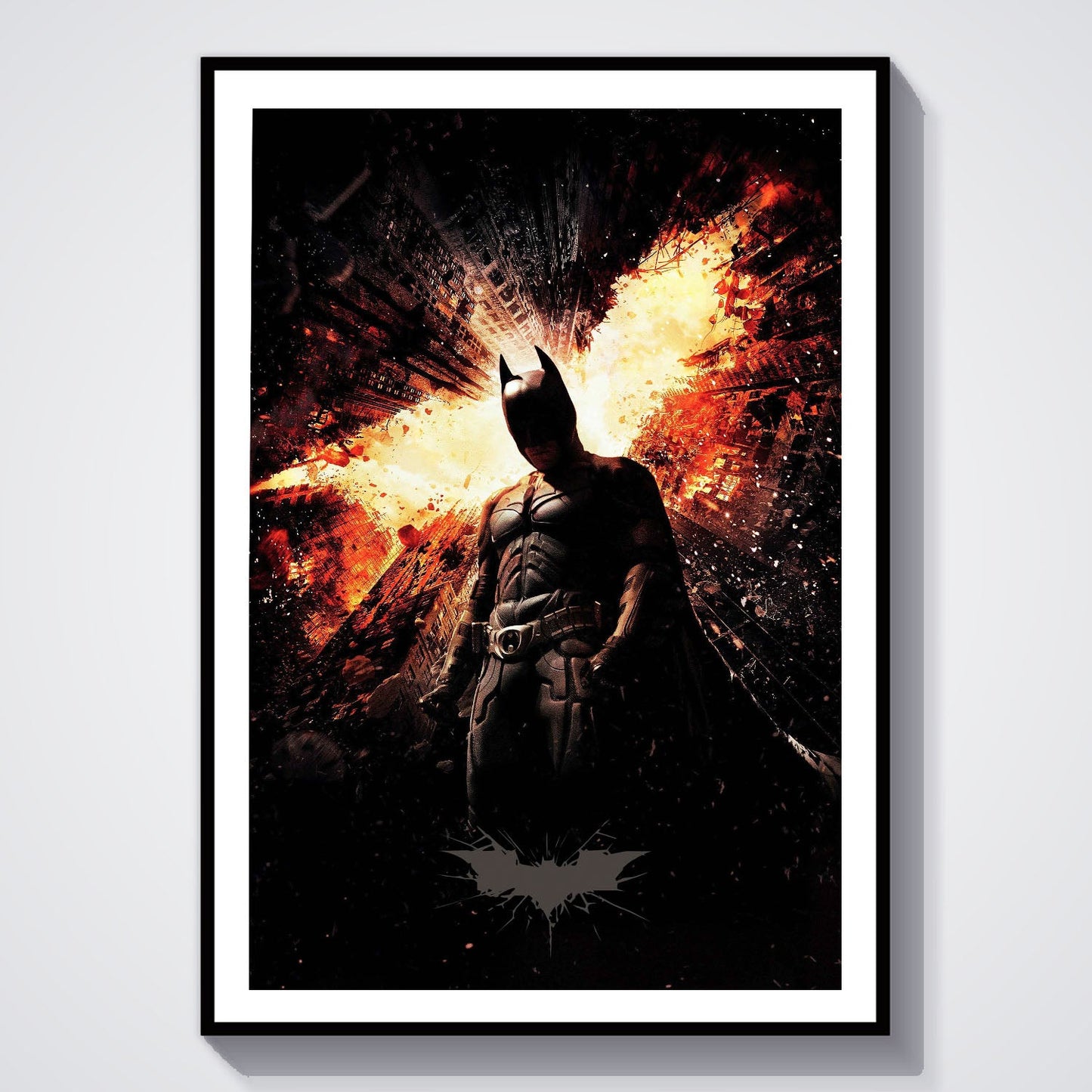 Flex Designs Poster The Dark Knight Rises Textless 8 x 10" Home Goods - Movie 2012 Movie Poster