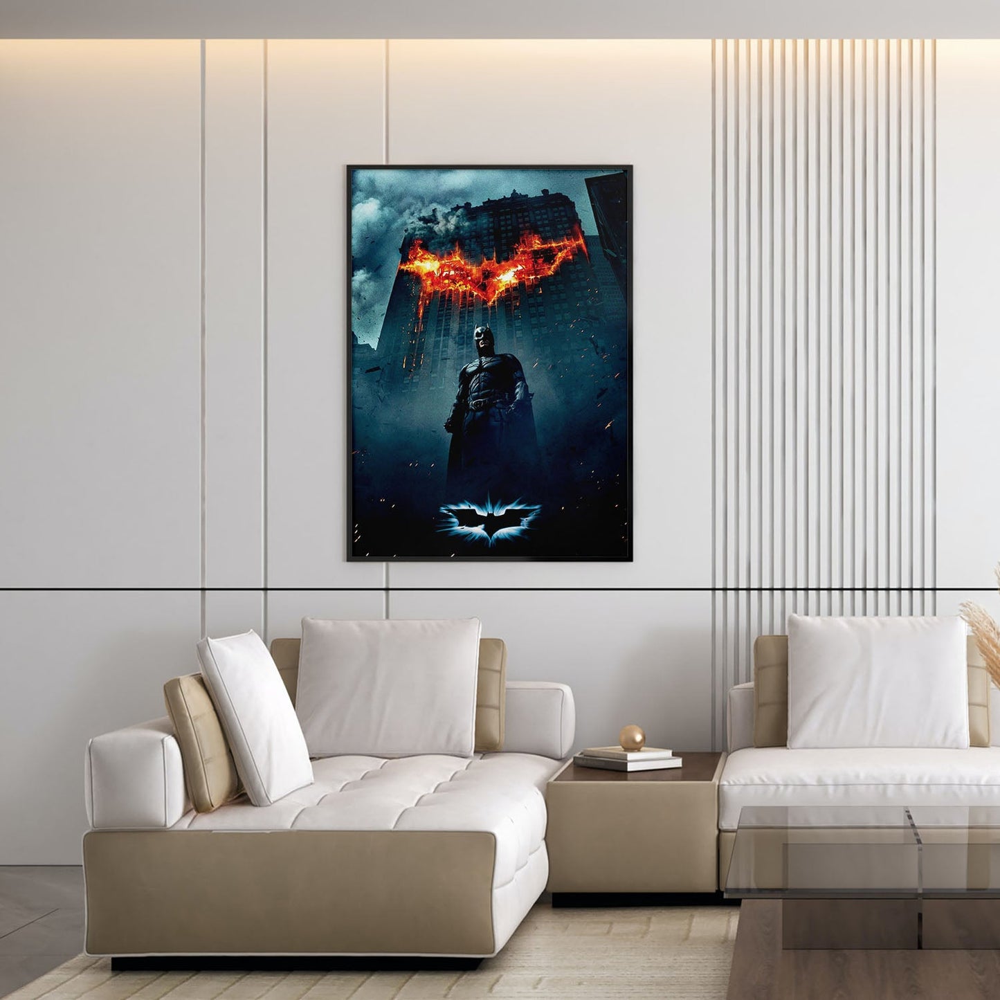 Flex Designs Poster The Dark Knight Textless 5 x 7" Home Goods - Movie 2008 Movie Poster