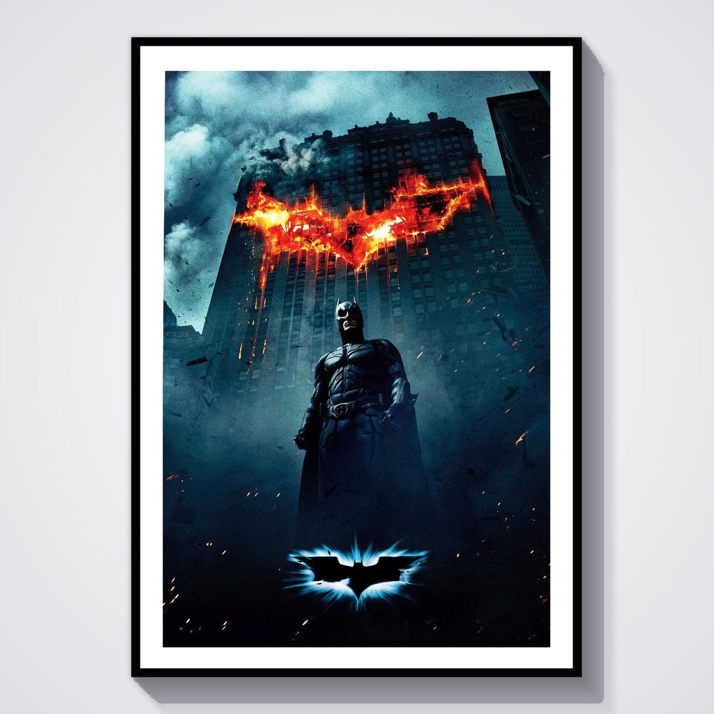 Flex Designs Poster The Dark Knight Textless 8 x 10" Home Goods - Movie 2008 Movie Poster