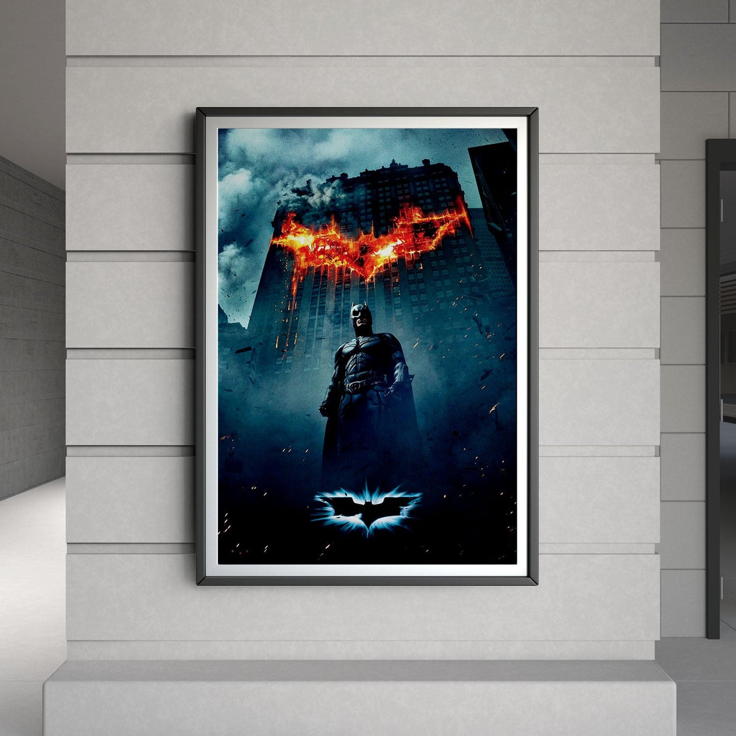 Flex Designs Poster The Dark Knight Textless 8 x 10" Home Goods - Movie 2008 Movie Poster