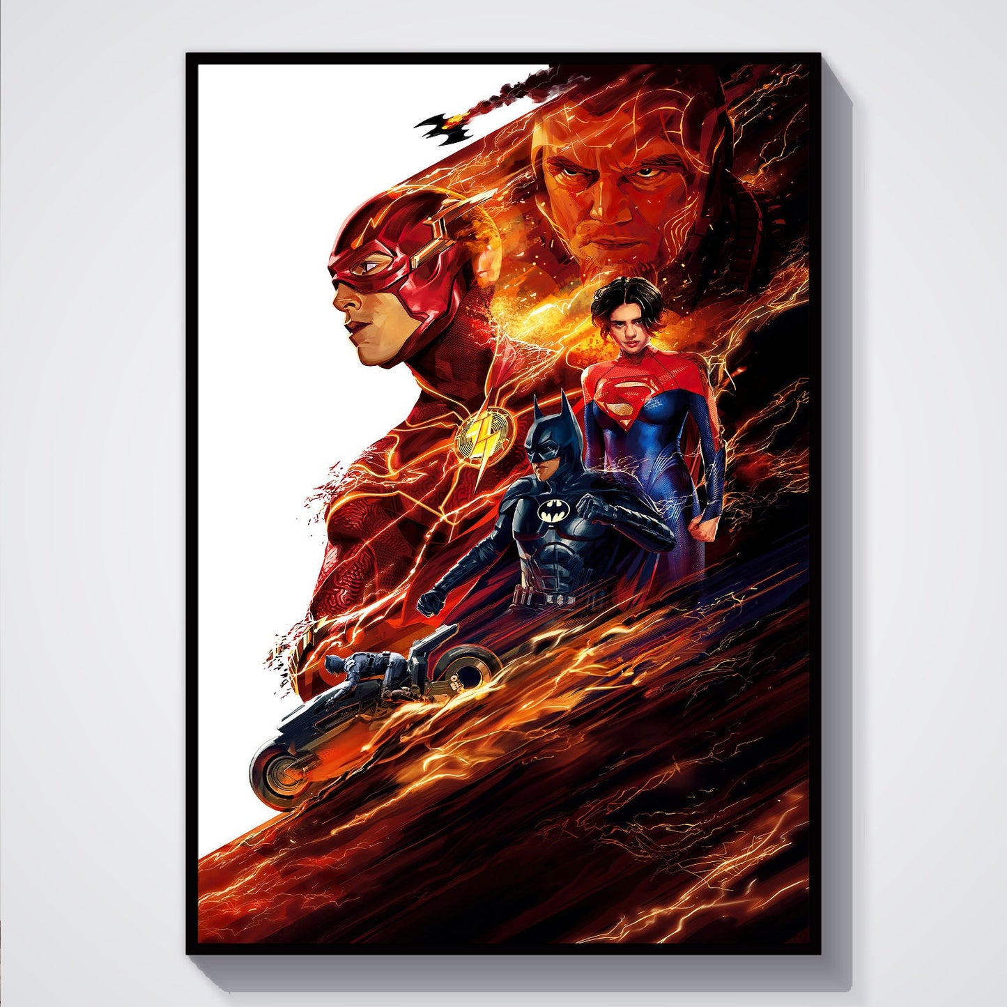 Flex Designs Poster The Flash Key Art 5 x 7" Home Goods - Movie 2023 Movie Poster