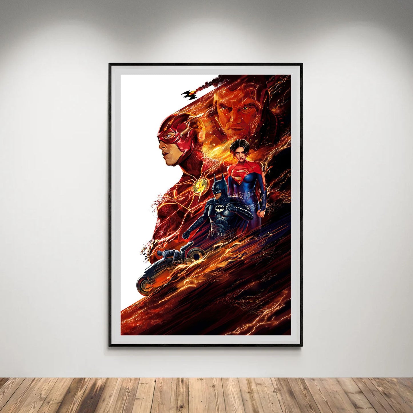 Flex Designs Poster The Flash Key Art 5 x 7" Home Goods - Movie 2023 Movie Poster