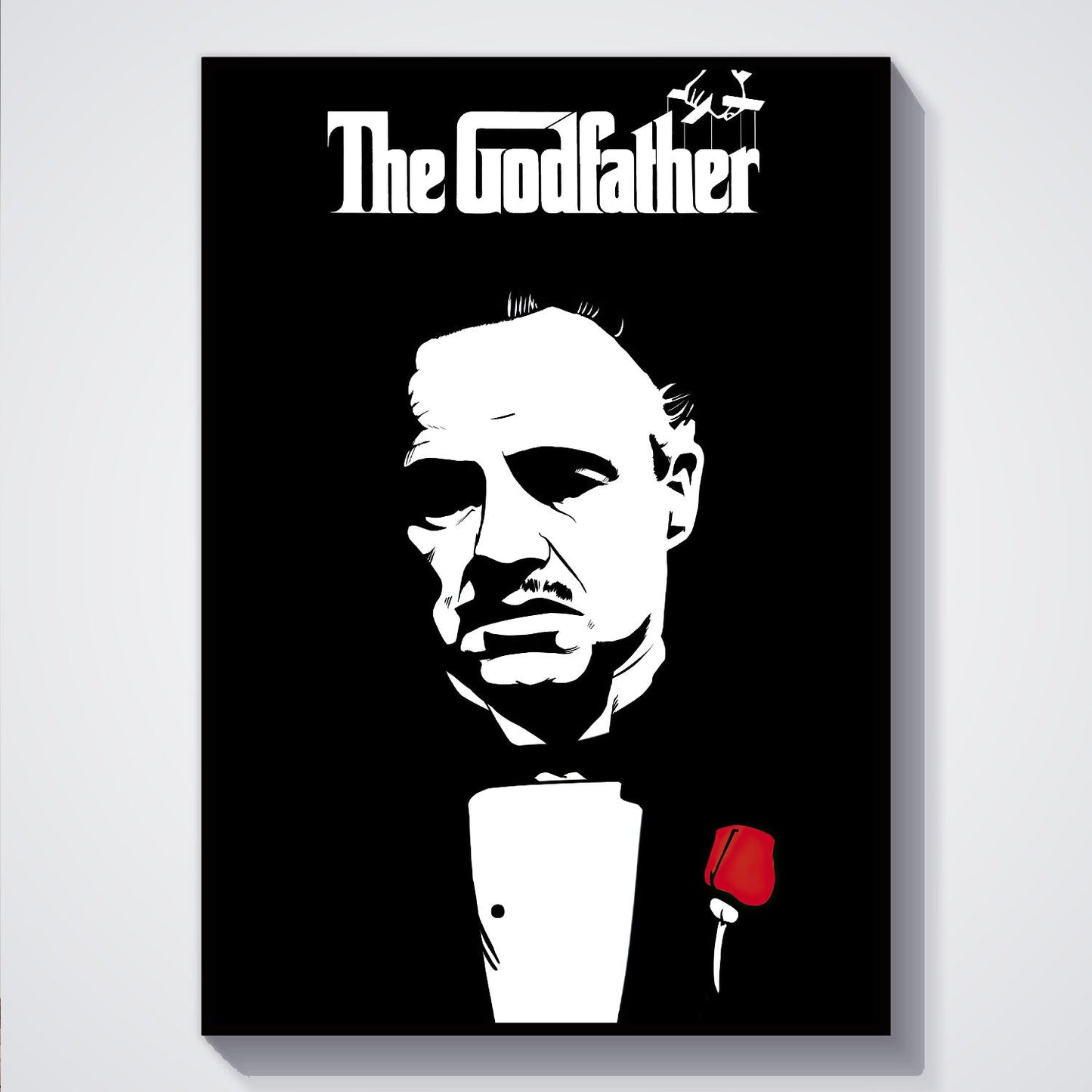 Flex Designs Poster The Godfather Cinematic 5 x 7" Home Goods - Movie 1972 Movie Poster