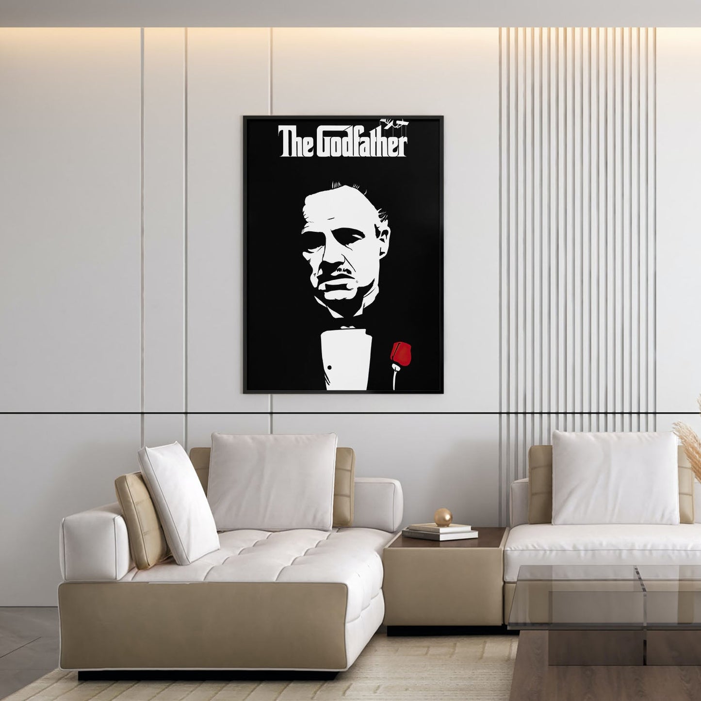 Flex Designs Poster The Godfather Cinematic 5 x 7" Home Goods - Movie 1972 Movie Poster