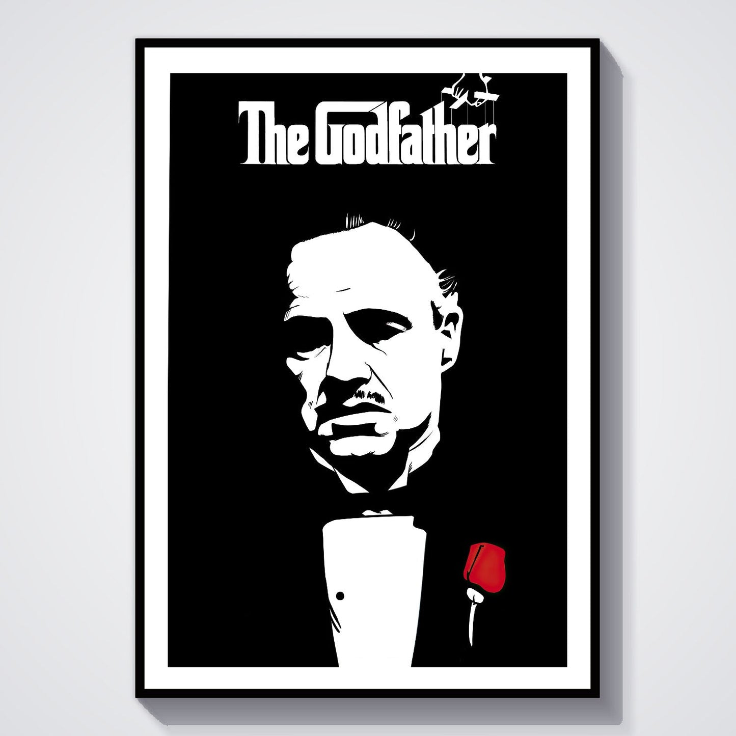 Flex Designs Poster The Godfather Cinematic 8 x 10" Home Goods - Movie 1972 Movie Poster