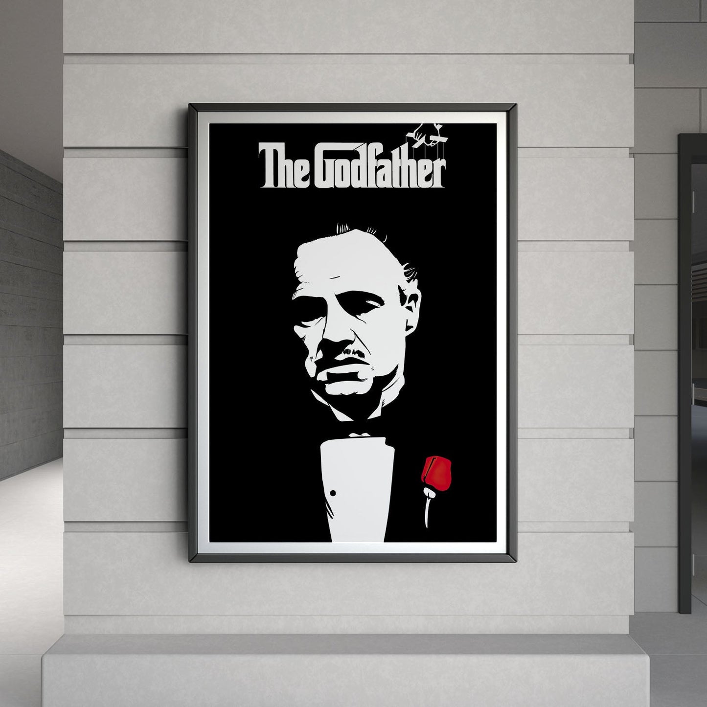 Flex Designs Poster The Godfather Cinematic 8 x 10" Home Goods - Movie 1972 Movie Poster