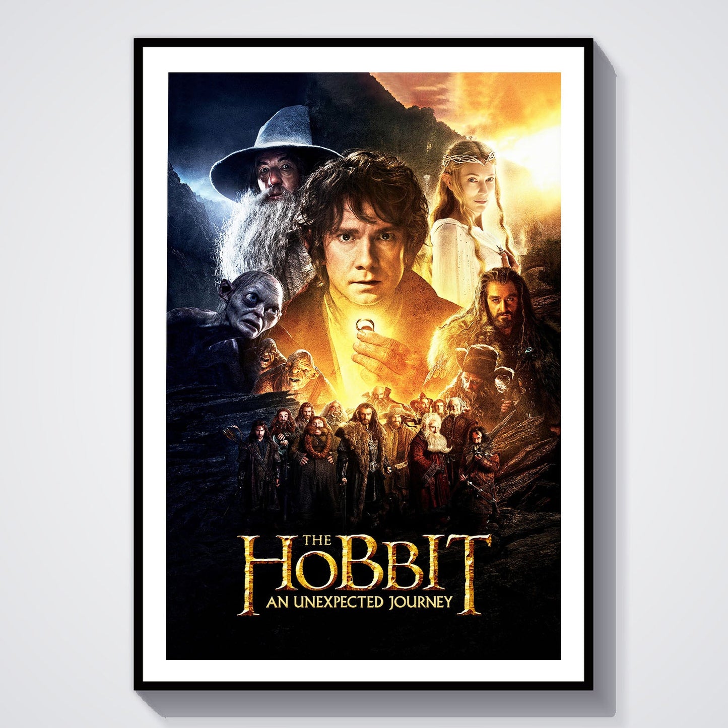 Flex Designs Poster The Hobbit An Unexpected Journey 8 x 10" Home Goods - Movie 2012 Movie Poster