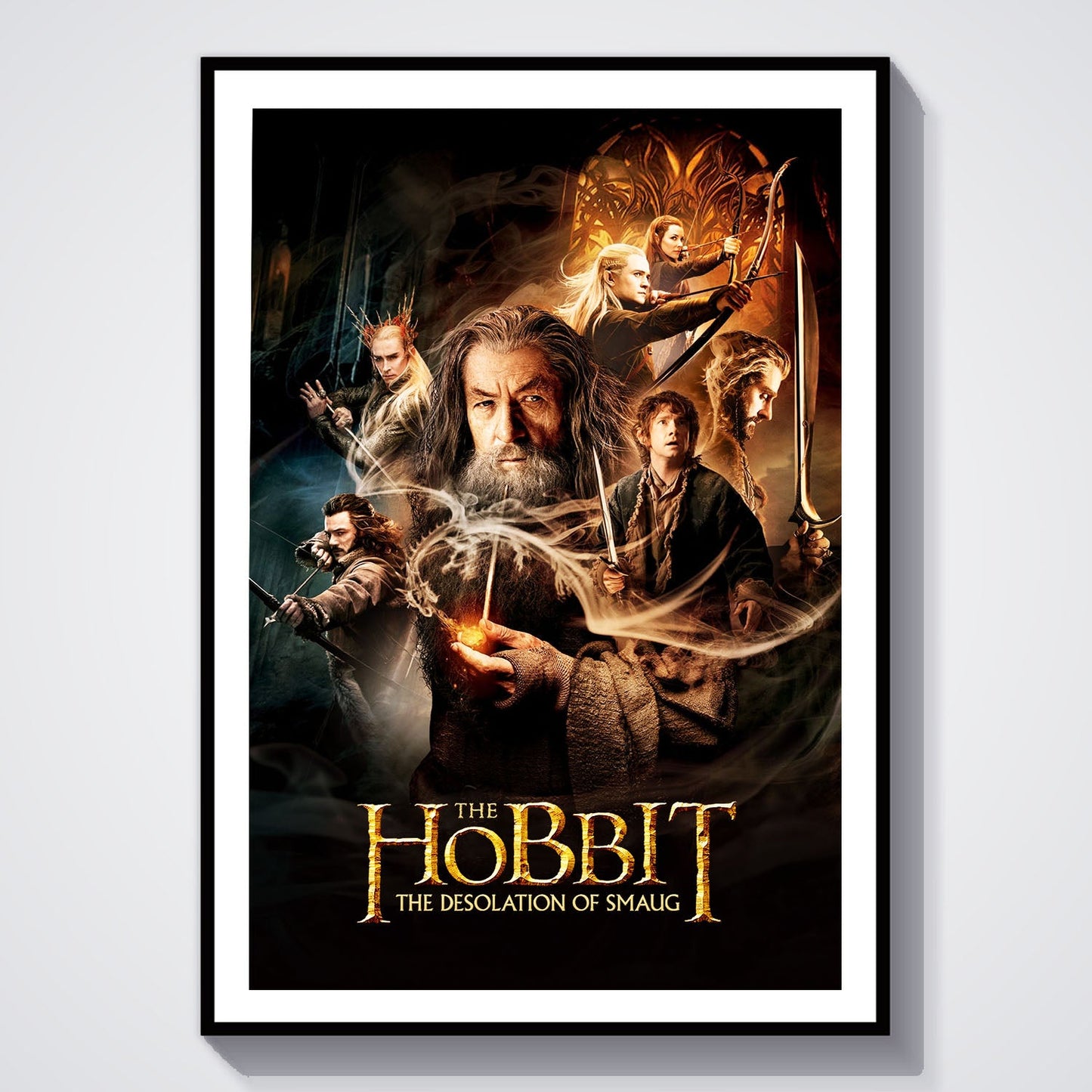 Flex Designs Poster The Hobbit The Desolation of Smaug 8 x 10" Home Goods - Movie 2013 Movie Poster
