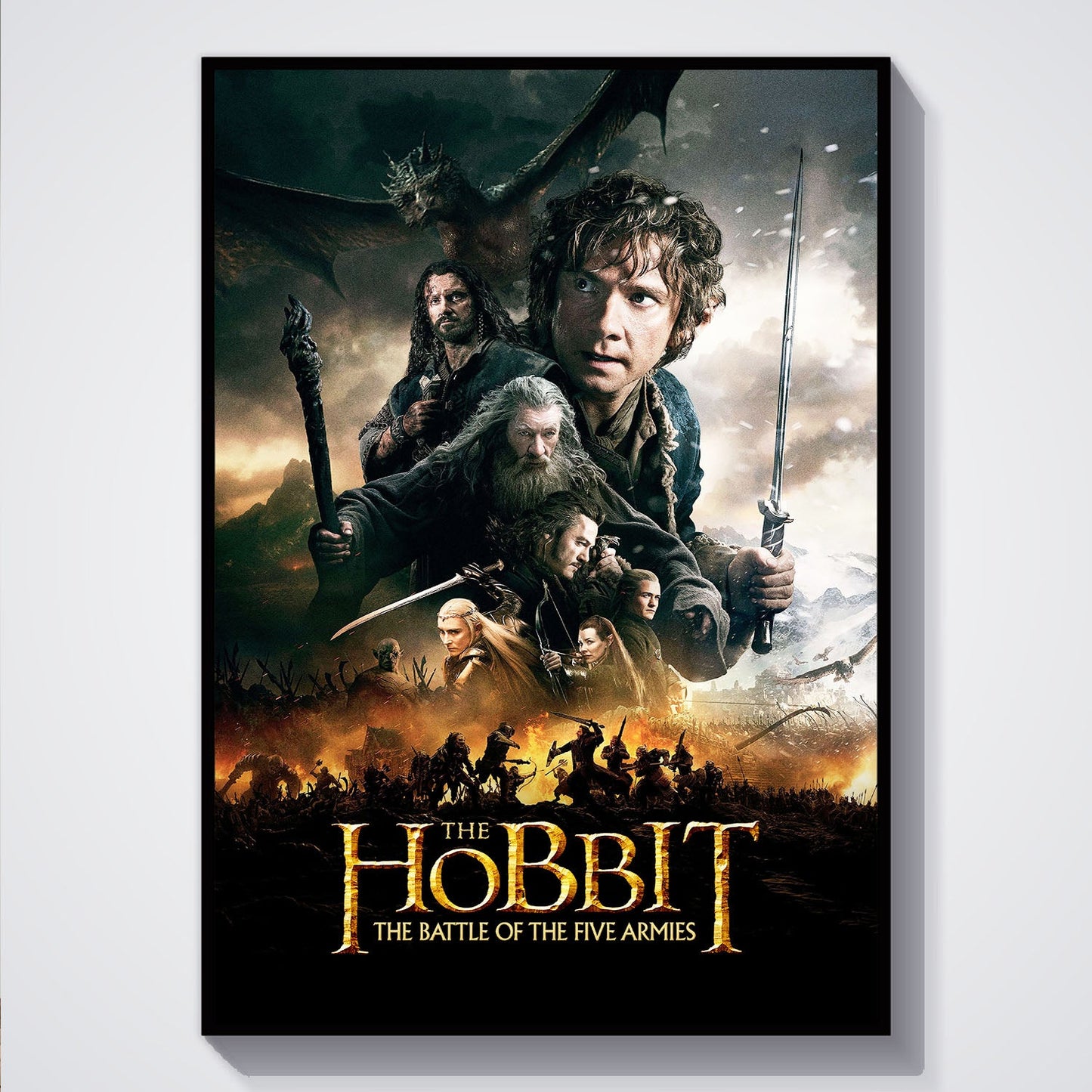 Flex Designs Poster The Hobbit The Battle of the Five Armies 5 x 7" Home Goods - Movie 2014 Movie Poster