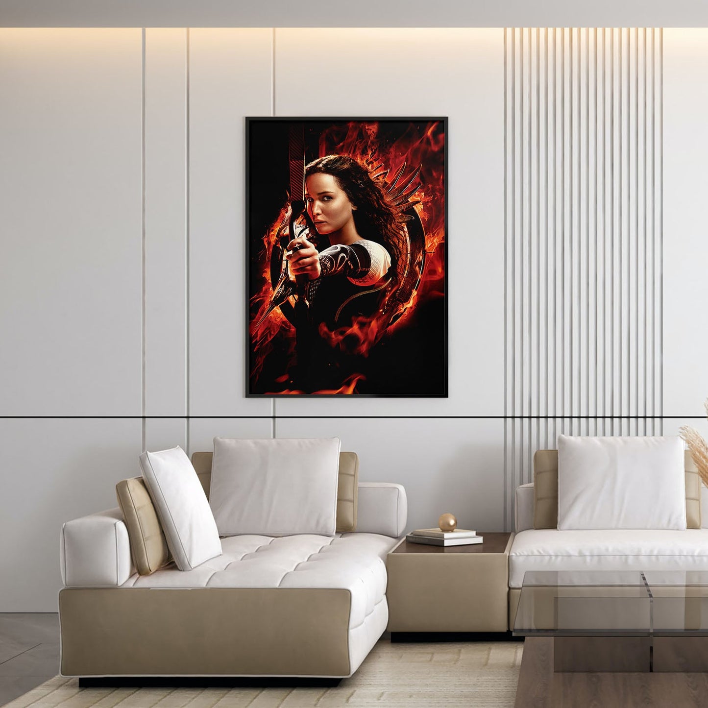 Flex Designs Poster The Hunger Games Catching Fire Key Art 5 x 7" Home Goods - Movie 2013 Movie Poster