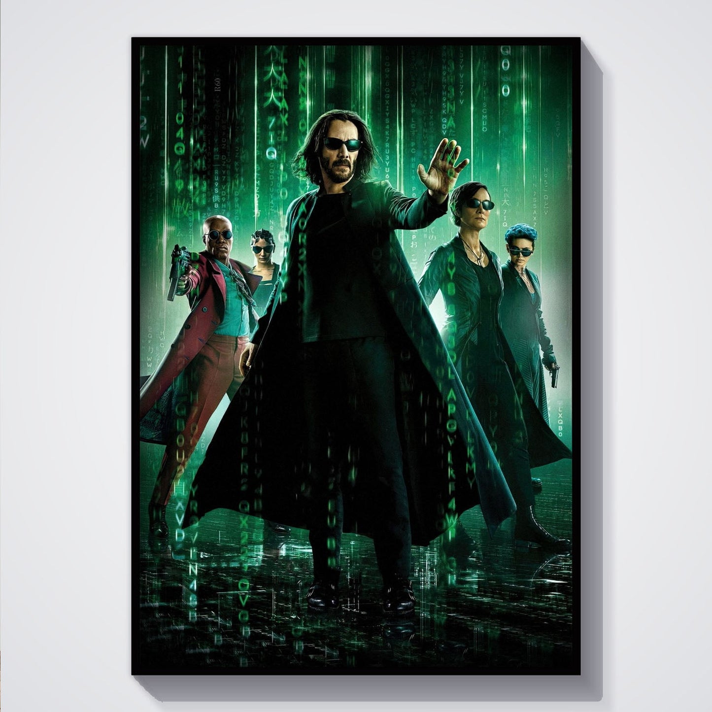 Flex Designs Poster The Matrix Resurrections Key Art 5 x 7" Home Goods - Movie 2021 Movie Poster