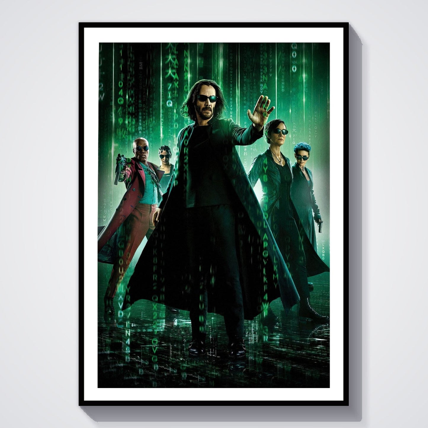 Flex Designs Poster The Matrix Resurrections Key Art 8 x 10" Home Goods - Movie 2021 Movie Poster