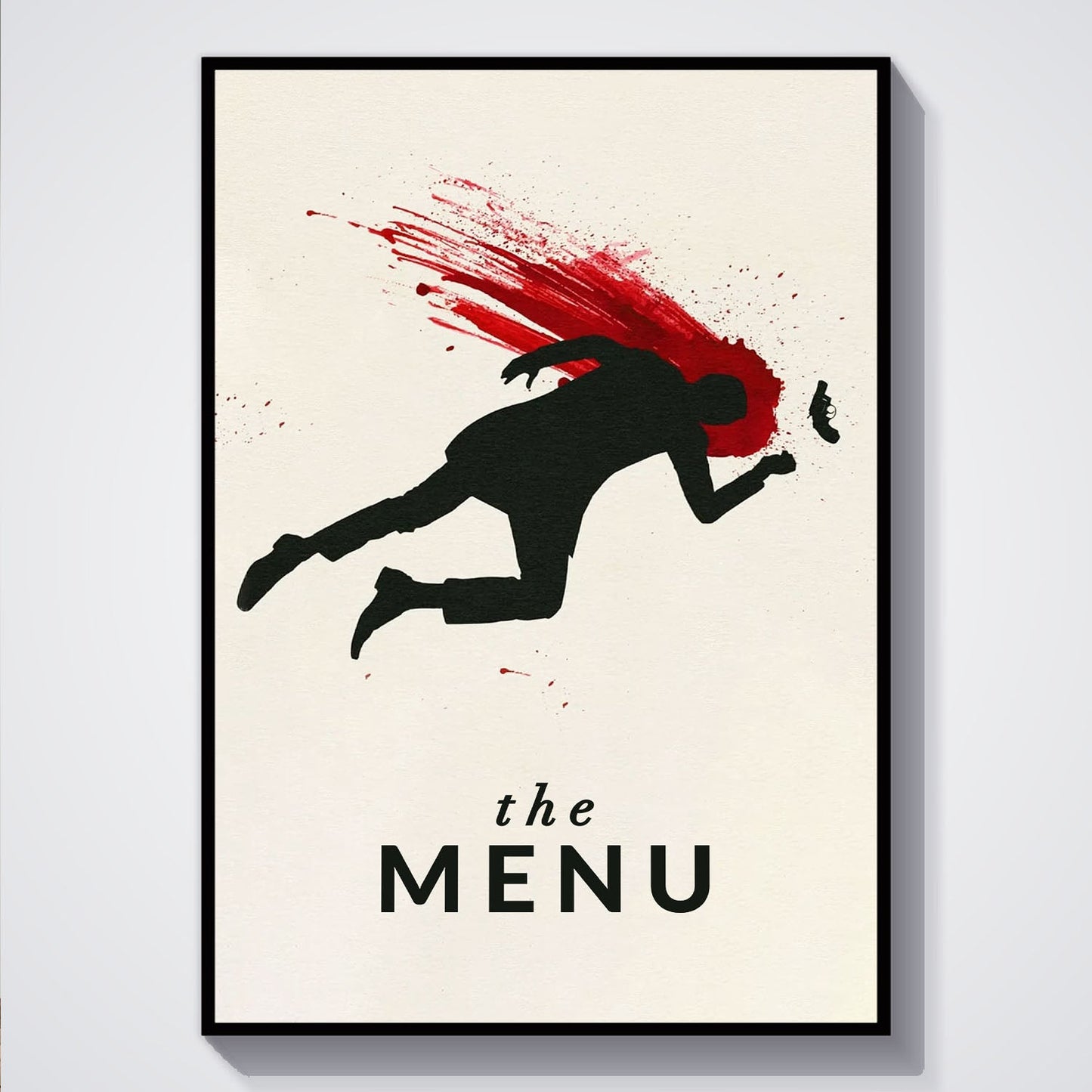 Flex Designs Poster The Menu Minimalist 5 x 7" Home Goods - Movie 2022 Movie Poster