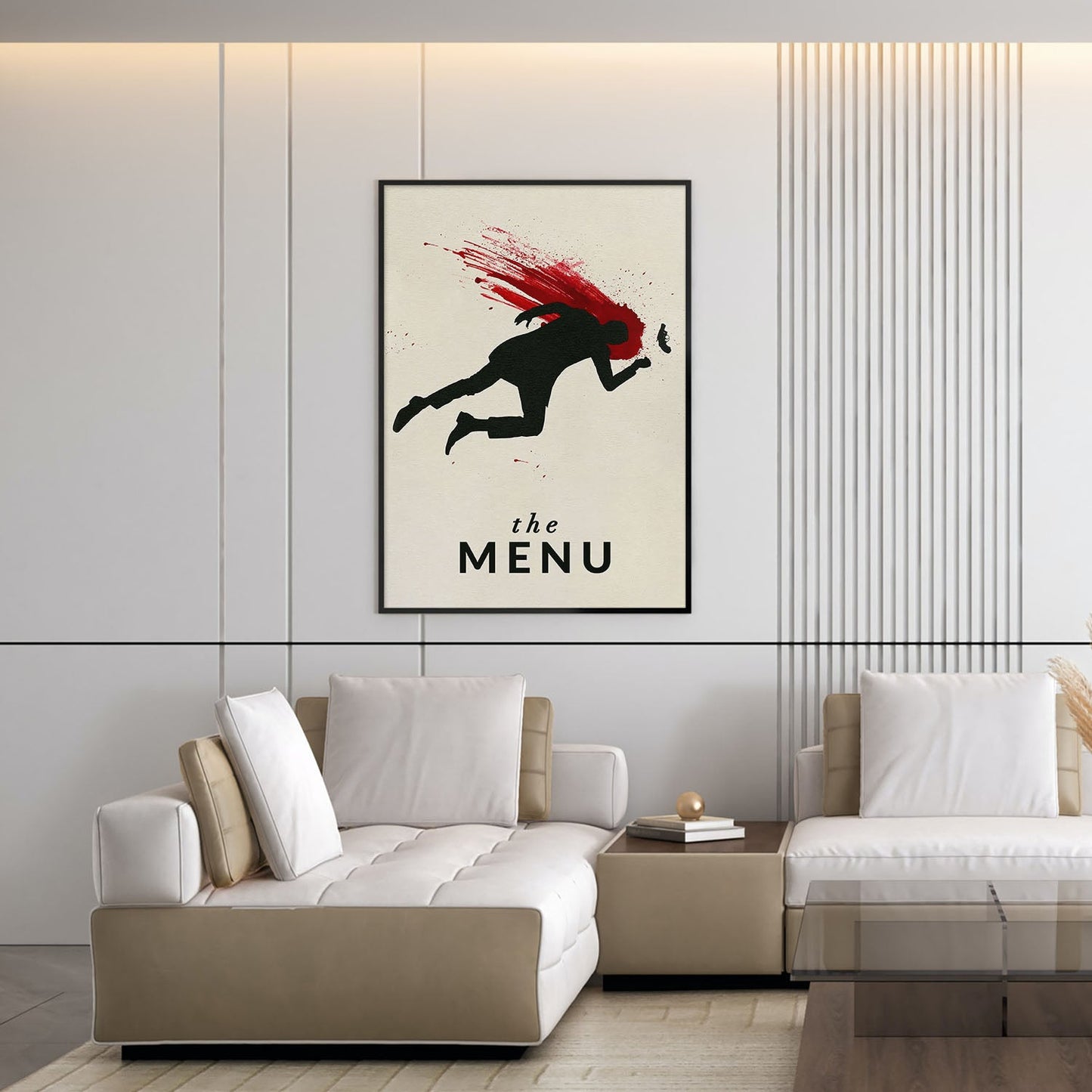 Flex Designs Poster The Menu Minimalist 5 x 7" Home Goods - Movie 2022 Movie Poster