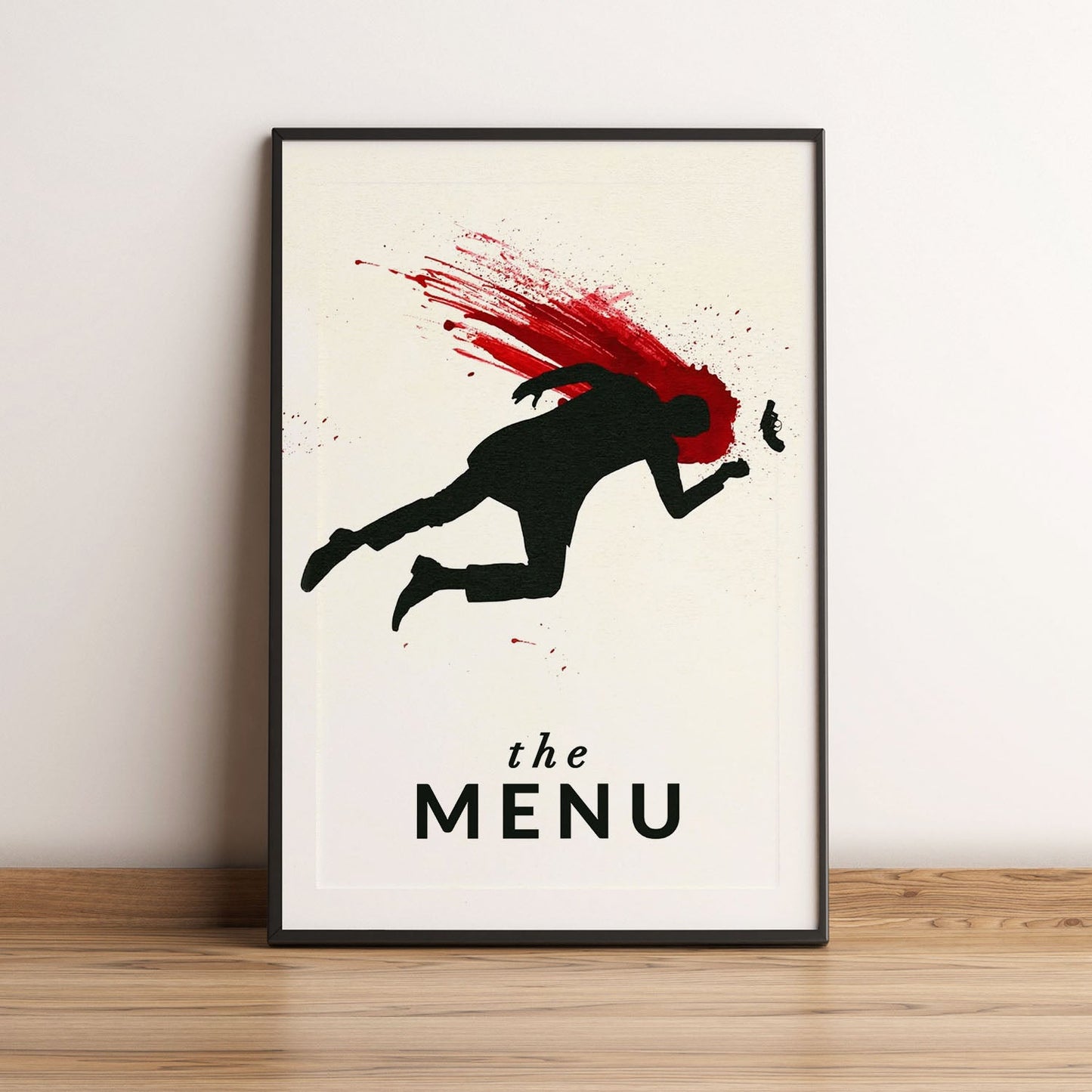 Flex Designs Poster The Menu Minimalist 5 x 7" Home Goods - Movie 2022 Movie Poster