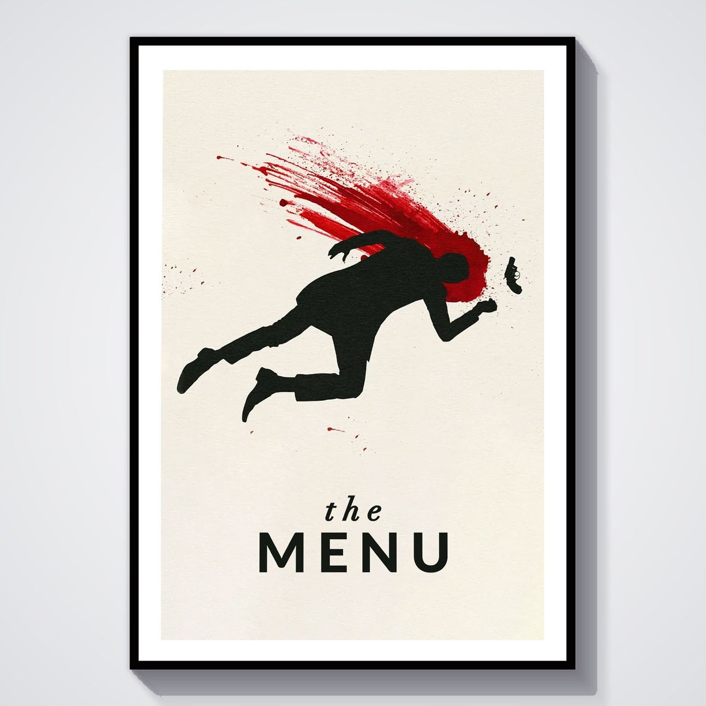 Flex Designs Poster The Menu Minimalist 8 x 10" Home Goods - Movie 2022 Movie Poster