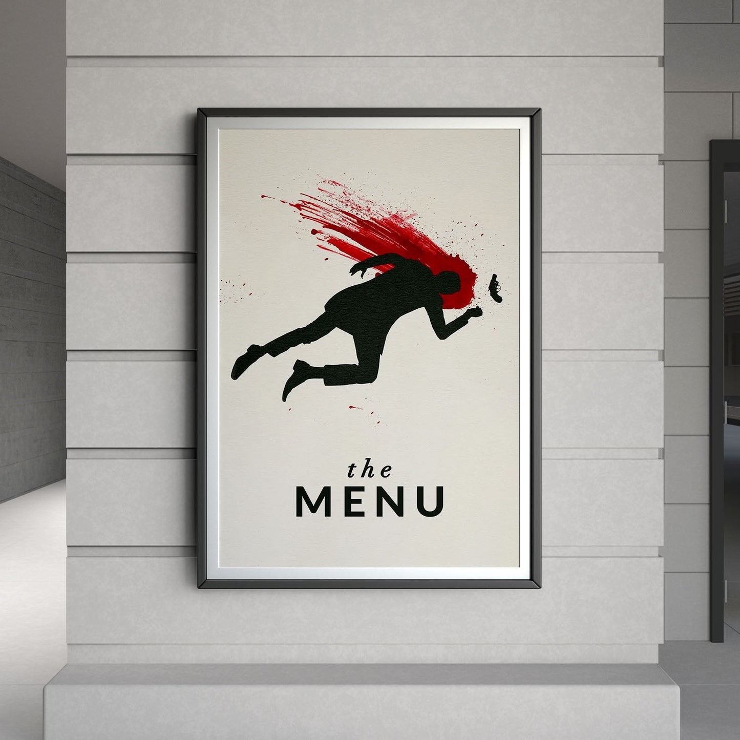 Flex Designs Poster The Menu Minimalist 8 x 10" Home Goods - Movie 2022 Movie Poster