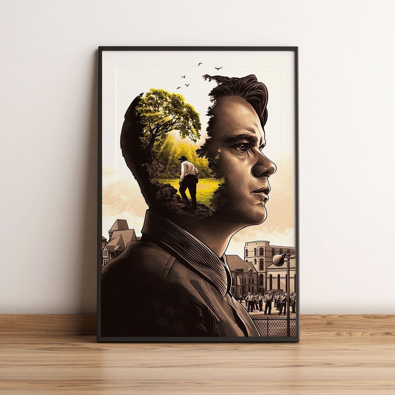 Flex Designs Poster The Shawshank Redemption Key Art 5 x 7" Home Goods - Movie 1994 Movie Poster